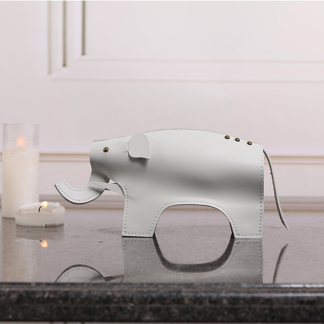 Elephant Vase/Sculpture KB3022 - Vases - ebarza Furniture UAE | Shop Modern Furniture in Abu Dhabi & Dubai - مفروشات ايبازرا في الامارات | تسوق اثاث عصري وديكورات مميزة في دبي وابوظبي