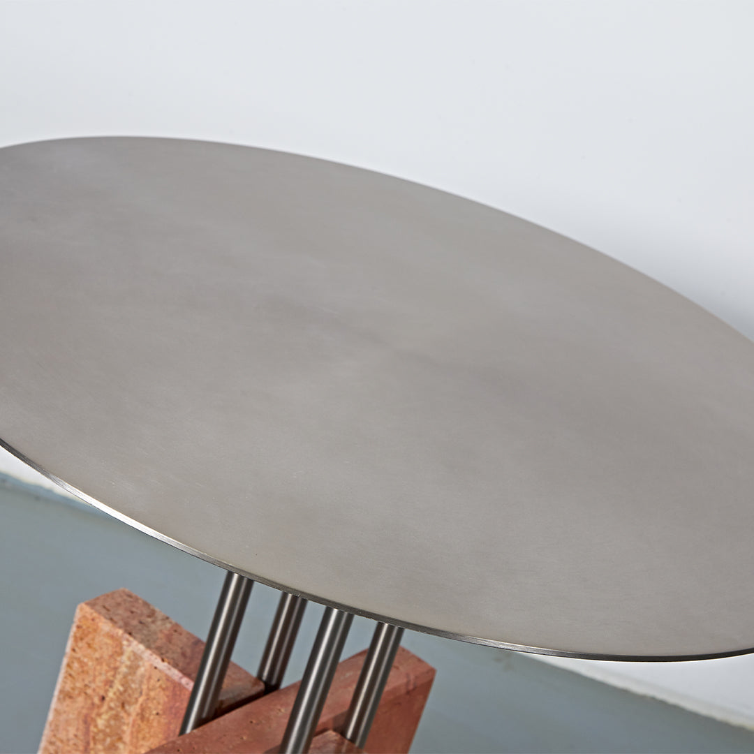Elysian Travertine Coffee Table JA043-B - Coffee Tables - ebarza Furniture UAE | Shop Modern Furniture in Abu Dhabi & Dubai - مفروشات ايبازرا في الامارات | تسوق اثاث عصري وديكورات مميزة في دبي وابوظبي