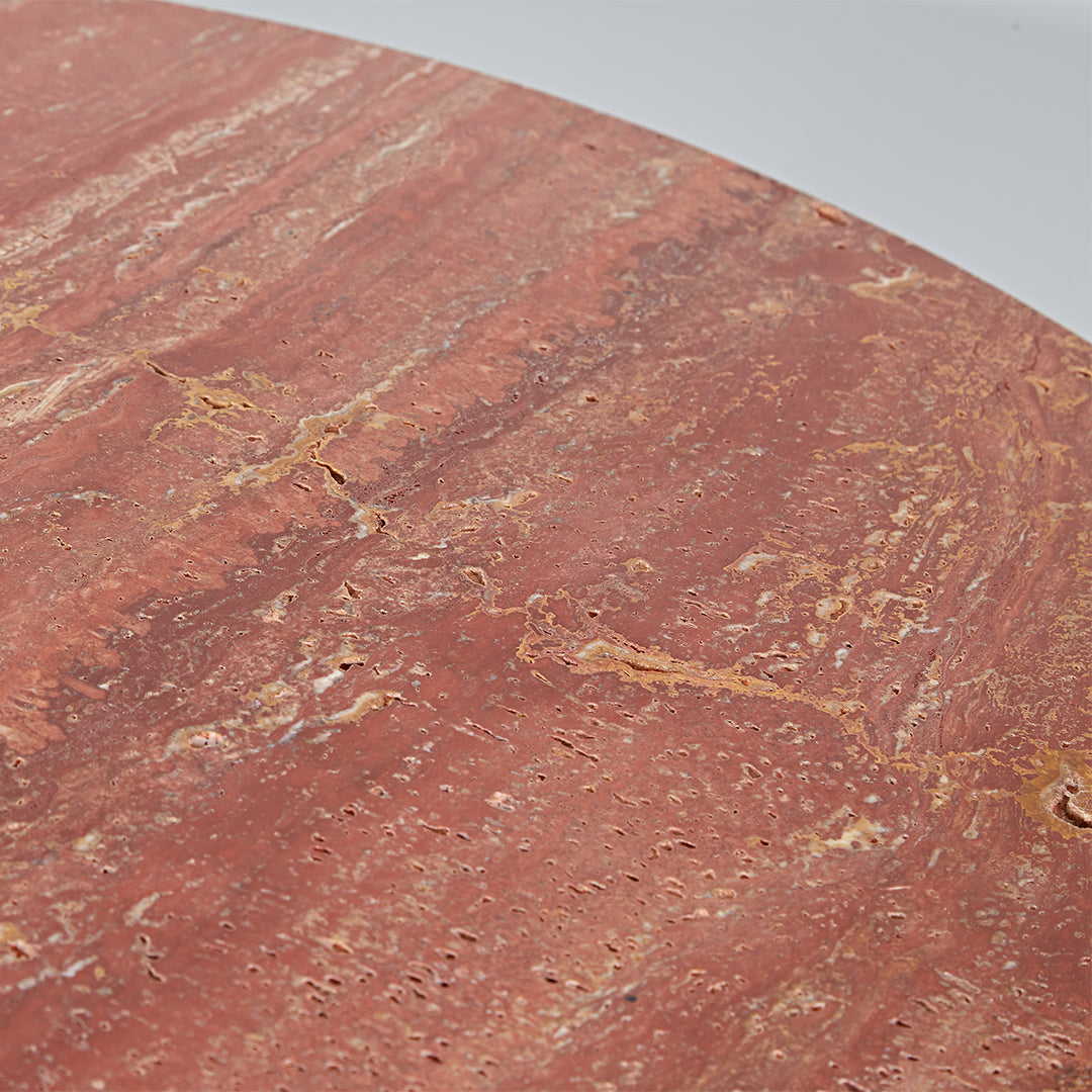 Elysian Travertine Dining Table JA043-C - Dining Tables - ebarza Furniture UAE | Shop Modern Furniture in Abu Dhabi & Dubai - مفروشات ايبازرا في الامارات | تسوق اثاث عصري وديكورات مميزة في دبي وابوظبي