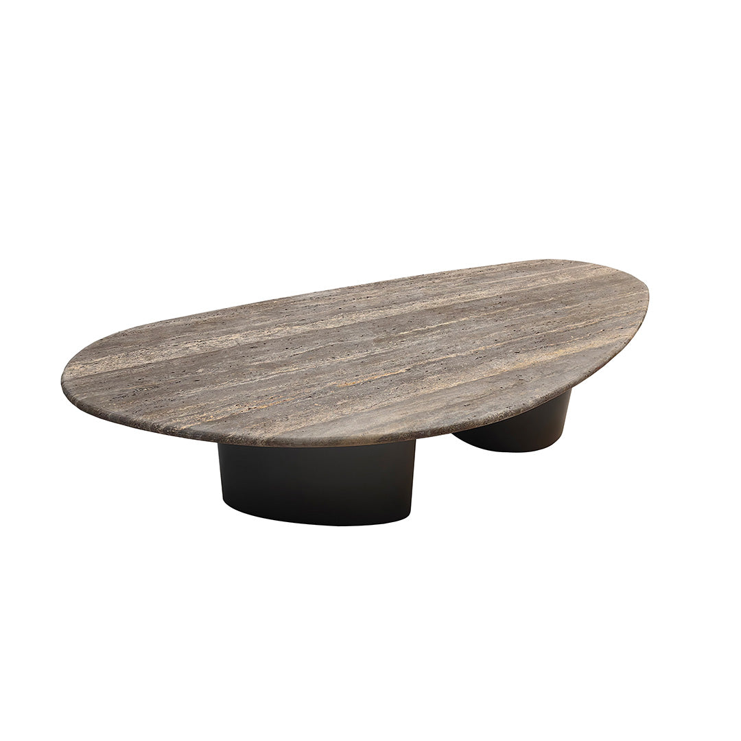 Pre-order 90 Days Delivery Ephesus Travertine Coffee Table - EB03CT - Coffee Tables - ebarza Furniture UAE | Shop Modern Furniture in Abu Dhabi & Dubai - مفروشات ايبازرا في الامارات | تسوق اثاث عصري وديكورات مميزة في دبي وابوظبي