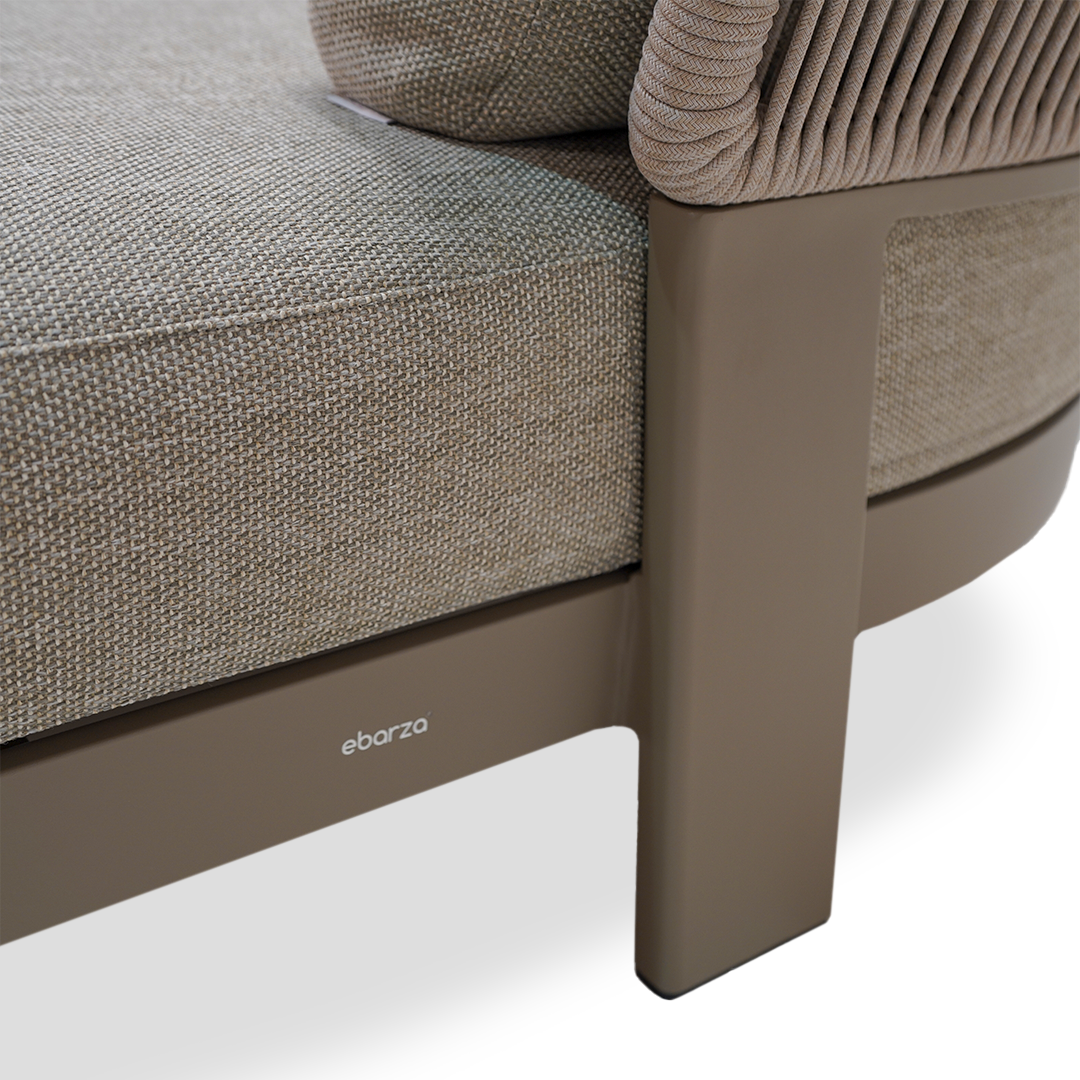 Pre-order 75 Days Delivery Cayenne Outdoor Sofa in 2-Seater and Right Relax Module - AS5882N88ROP+AC5882N86ROP -  Outdoor Sofas - ebarza Furniture UAE | Shop Modern Furniture in Abu Dhabi & Dubai - مفروشات ايبازرا في الامارات | تسوق اثاث عصري وديكورات مميزة في دبي وابوظبي