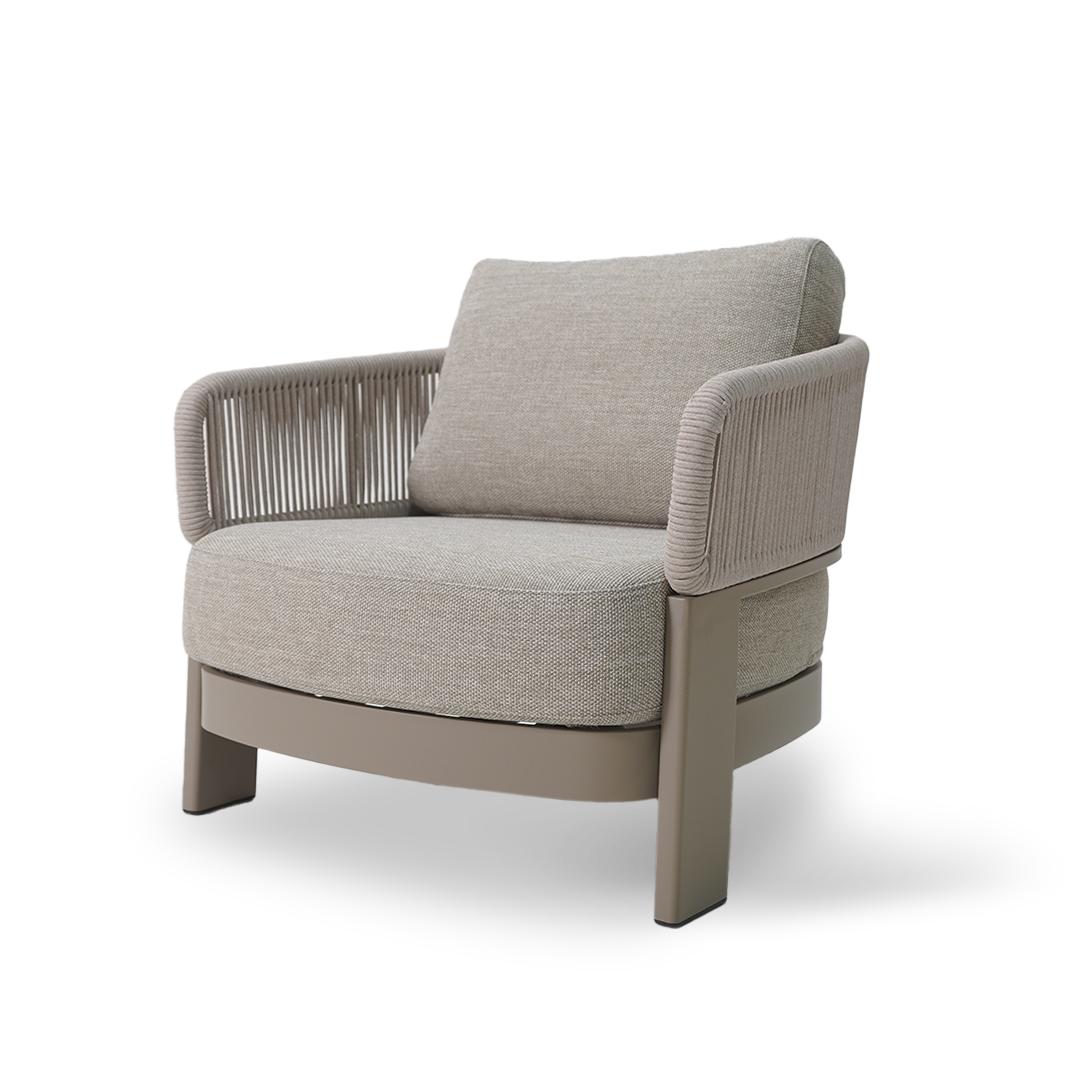 Pre-order 65 Days Delivery Cayenne Outdoor Armchair - AC5882N10ROP - Chairs - ebarza Furniture UAE | Shop Modern Furniture in Abu Dhabi & Dubai - مفروشات ايبازرا في الامارات | تسوق اثاث عصري وديكورات مميزة في دبي وابوظبي