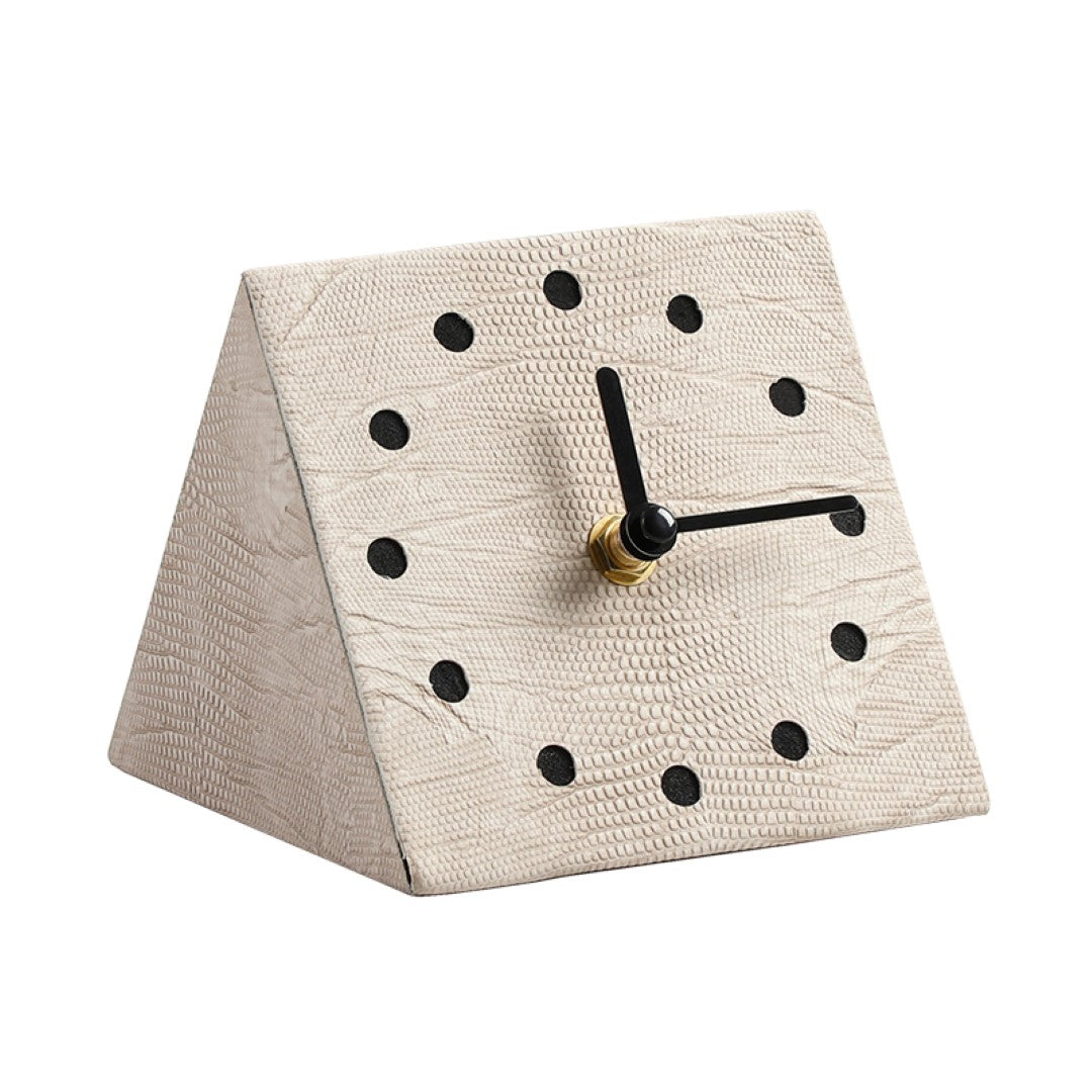 Geometric Clock Gray FB-PG24001A - Clocks - ebarza Furniture UAE | Shop Modern Furniture in Abu Dhabi & Dubai - مفروشات ايبازرا في الامارات | تسوق اثاث عصري وديكورات مميزة في دبي وابوظبي