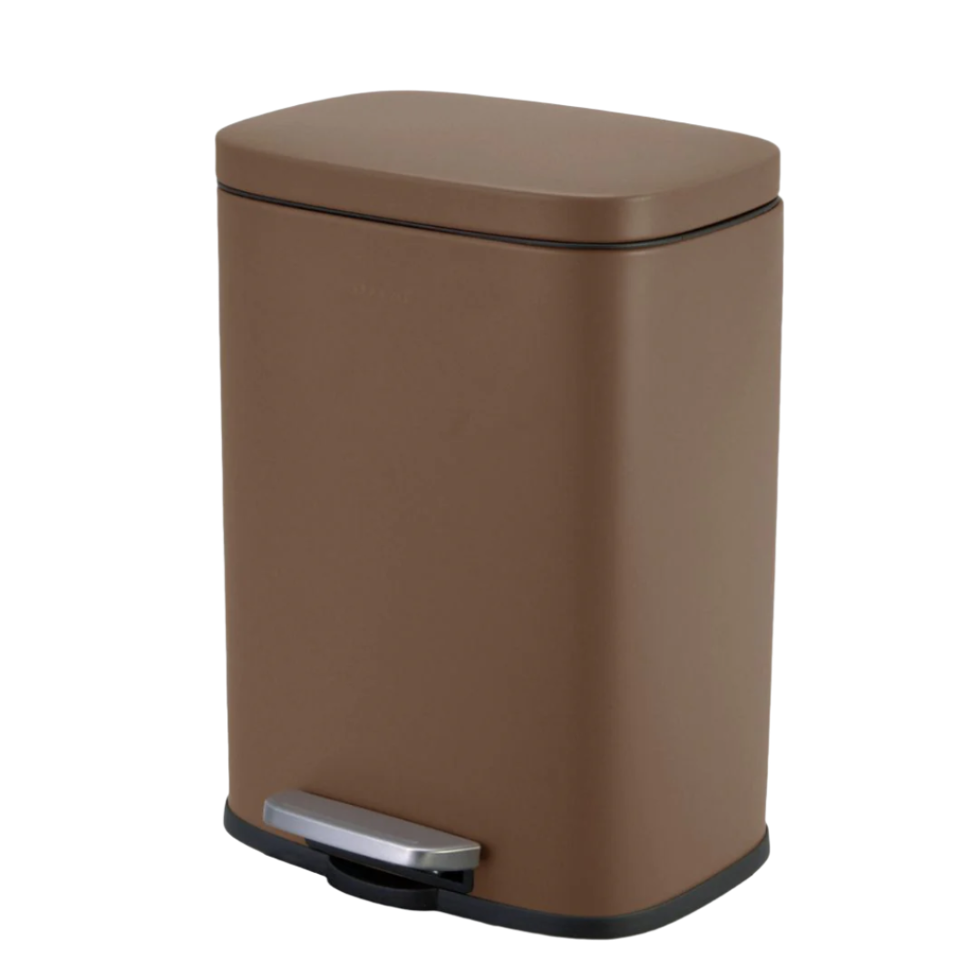 Fashion Rectangle Soft-Close Trash Can - 10074P-12L - Bathroom Accessories - ebarza Furniture UAE | Shop Modern Furniture in Abu Dhabi & Dubai - مفروشات ايبازرا في الامارات | تسوق اثاث عصري وديكورات مميزة في دبي وابوظبي