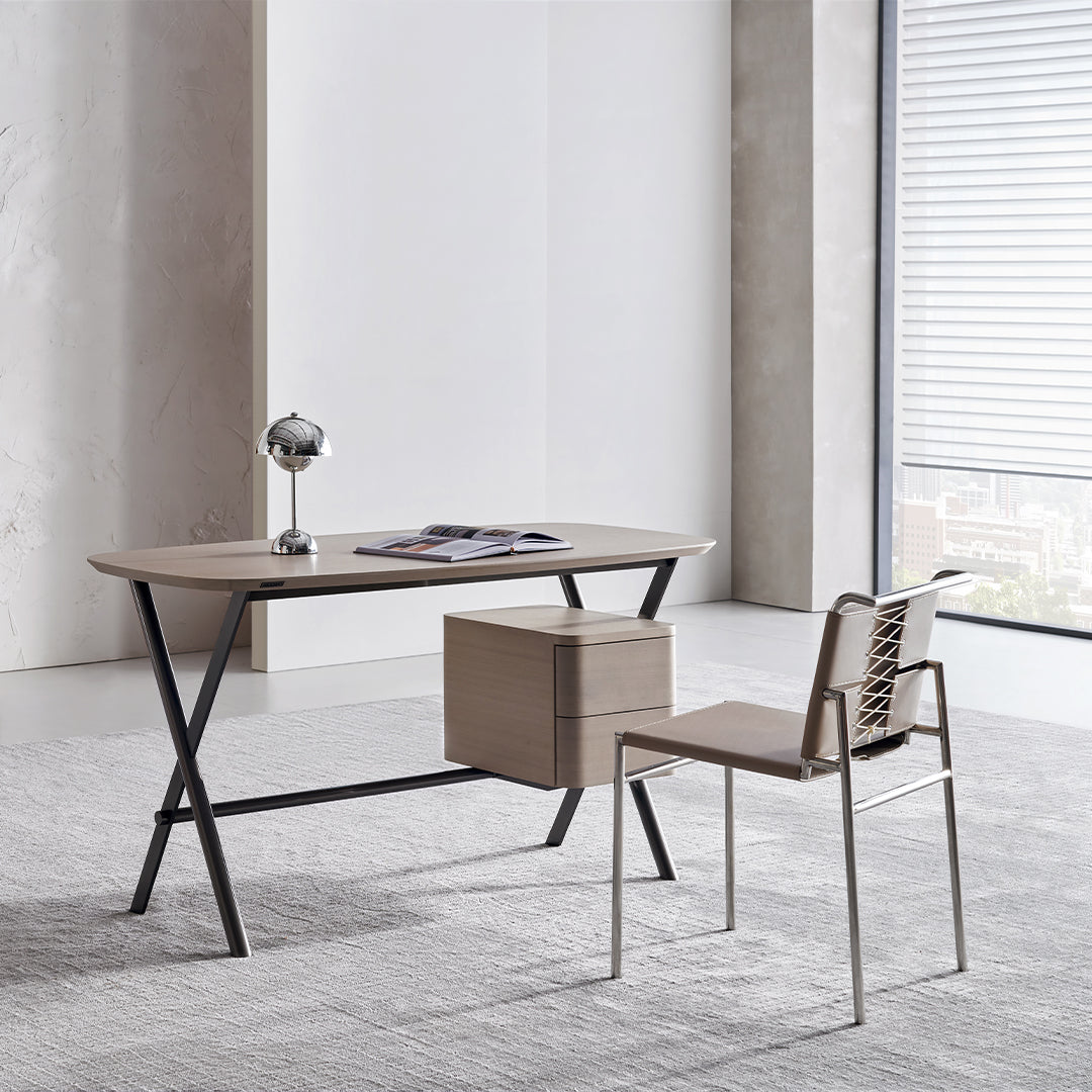 Ferro Office Desk / Bedroom Dresser WD005 - Office Desks - ebarza Furniture UAE | Shop Modern Furniture in Abu Dhabi & Dubai - مفروشات ايبازرا في الامارات | تسوق اثاث عصري وديكورات مميزة في دبي وابوظبي