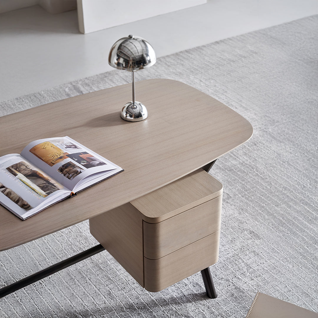 Ferro Office Desk / Bedroom Dresser WD005 - Office Desks - ebarza Furniture UAE | Shop Modern Furniture in Abu Dhabi & Dubai - مفروشات ايبازرا في الامارات | تسوق اثاث عصري وديكورات مميزة في دبي وابوظبي