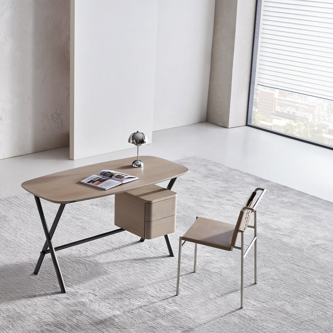 Ferro Office Desk / Bedroom Dresser WD005 - Office Desks - ebarza Furniture UAE | Shop Modern Furniture in Abu Dhabi & Dubai - مفروشات ايبازرا في الامارات | تسوق اثاث عصري وديكورات مميزة في دبي وابوظبي