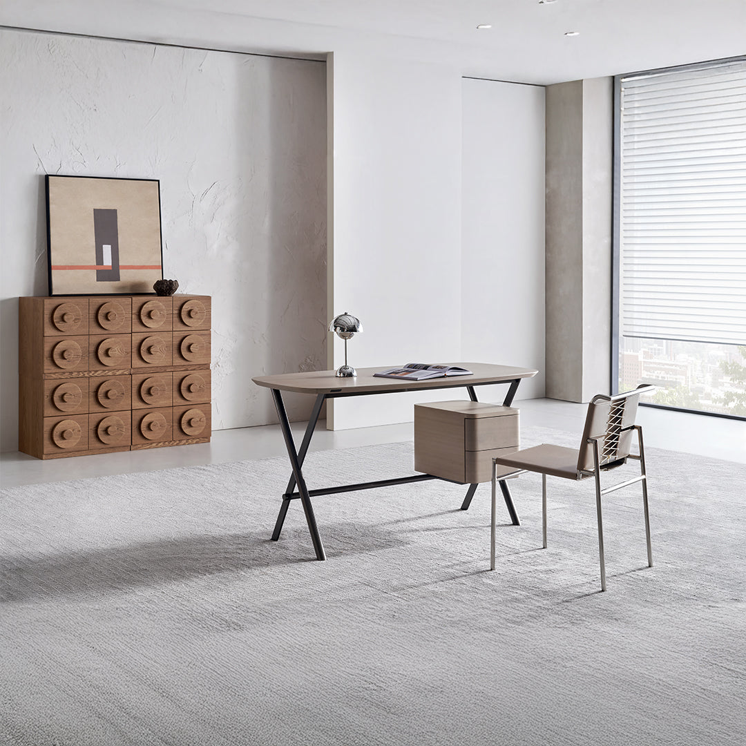 Ferro Office Desk / Bedroom Dresser WD005 - Office Desks - ebarza Furniture UAE | Shop Modern Furniture in Abu Dhabi & Dubai - مفروشات ايبازرا في الامارات | تسوق اثاث عصري وديكورات مميزة في دبي وابوظبي