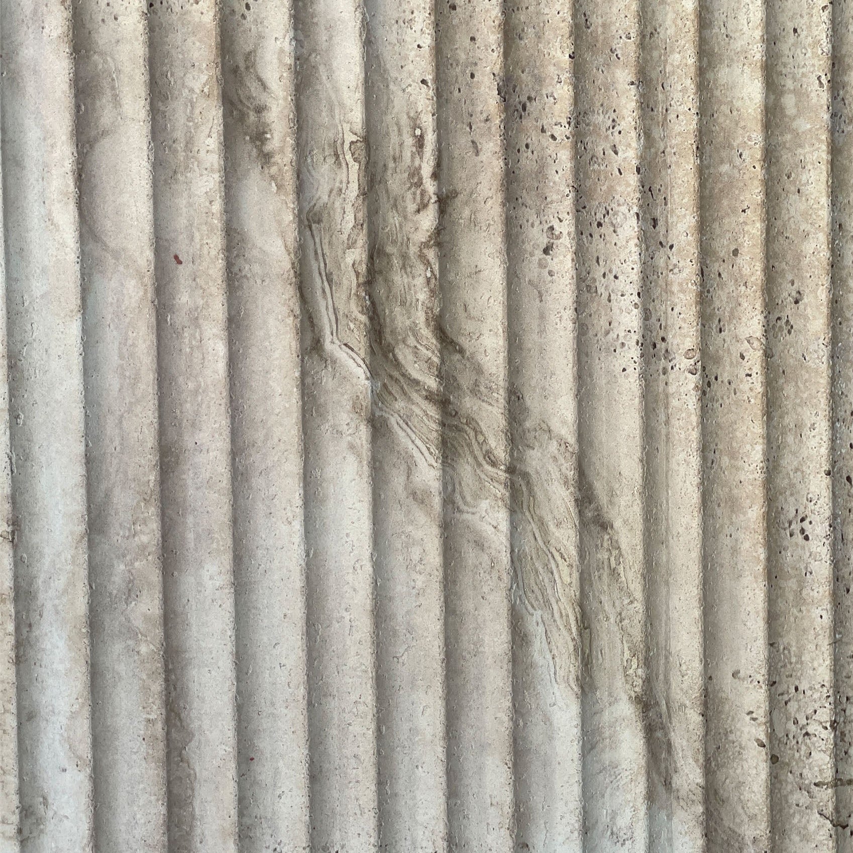 Sample of Flex Stone Cladding Dolomitic Marble Pillar brownish yellow-Sample -  Wall panels samples - ebarza Furniture UAE | Shop Modern Furniture in Abu Dhabi & Dubai - مفروشات ايبازرا في الامارات | تسوق اثاث عصري وديكورات مميزة في دبي وابوظبي