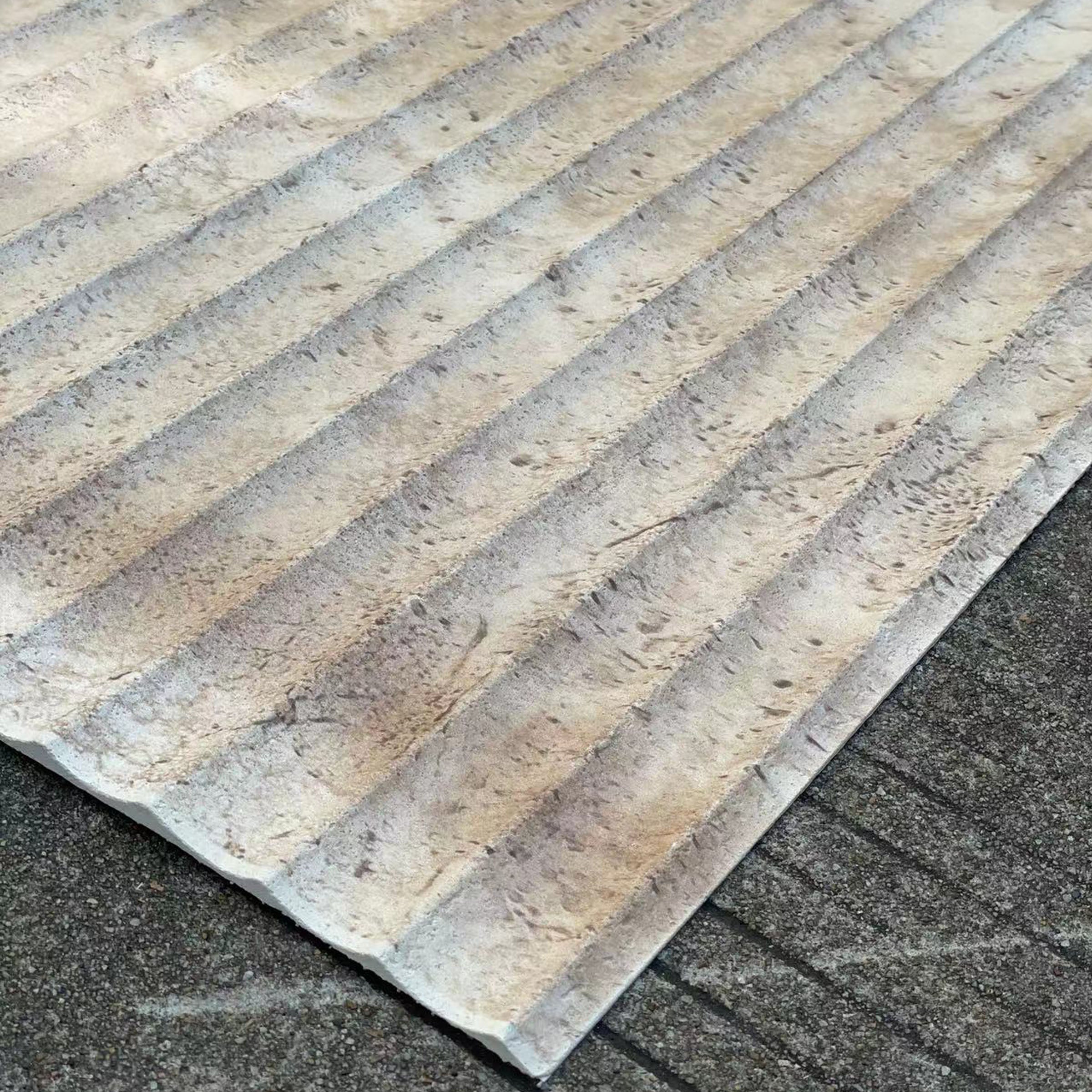 278x58cm Flex Stone Cladding Dolomitic Marble Pillar Brownish Yellow 280x58 cm - Wall Panels - ebarza Furniture UAE | Shop Modern Furniture in Abu Dhabi & Dubai - مفروشات ايبازرا في الامارات | تسوق اثاث عصري وديكورات مميزة في دبي وابوظبي