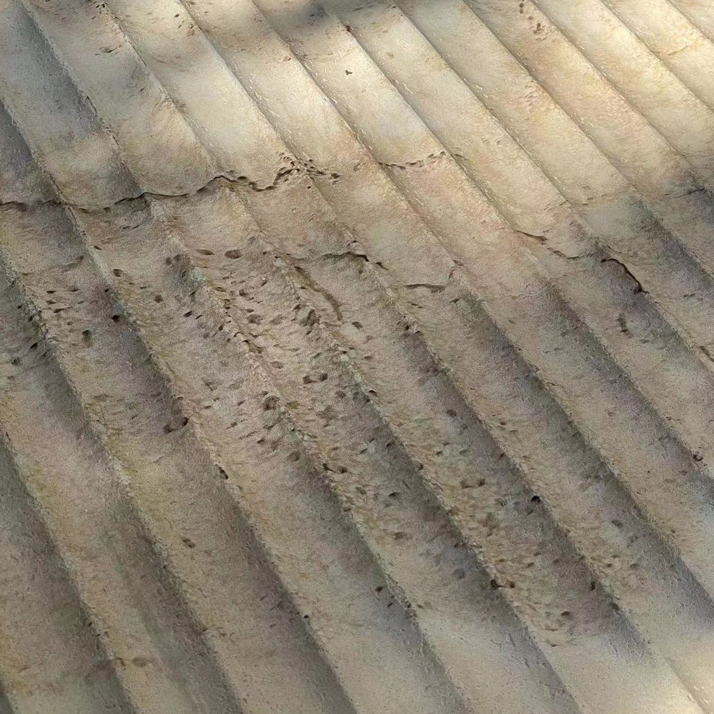 Sample of Flex Stone Cladding Dolomitic Marble Pillar brownish yellow-Sample -  Wall panels samples - ebarza Furniture UAE | Shop Modern Furniture in Abu Dhabi & Dubai - مفروشات ايبازرا في الامارات | تسوق اثاث عصري وديكورات مميزة في دبي وابوظبي