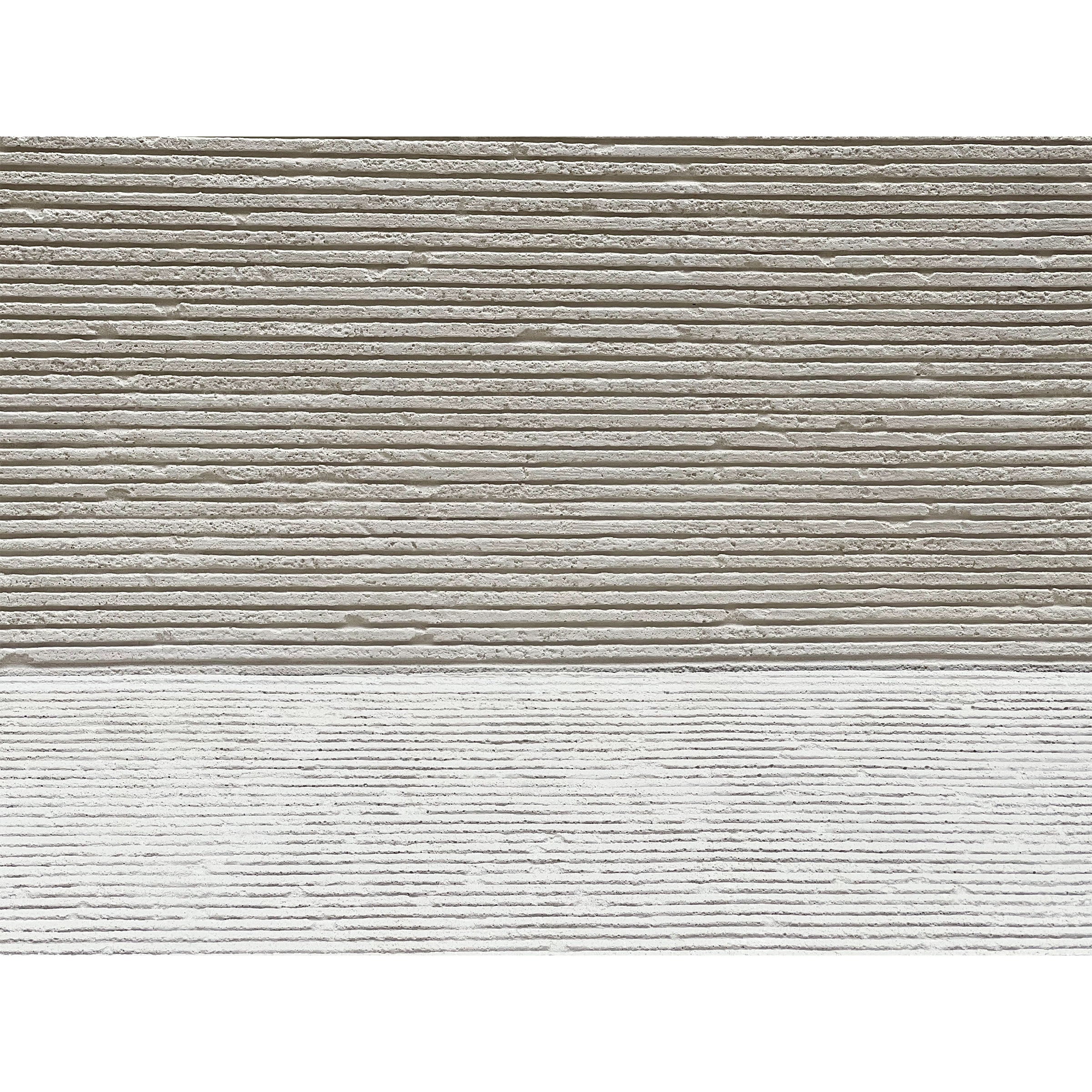 Sample of Flex Stone Cladding Square Line Stone white-Sample -  Wall panels samples - ebarza Furniture UAE | Shop Modern Furniture in Abu Dhabi & Dubai - مفروشات ايبازرا في الامارات | تسوق اثاث عصري وديكورات مميزة في دبي وابوظبي