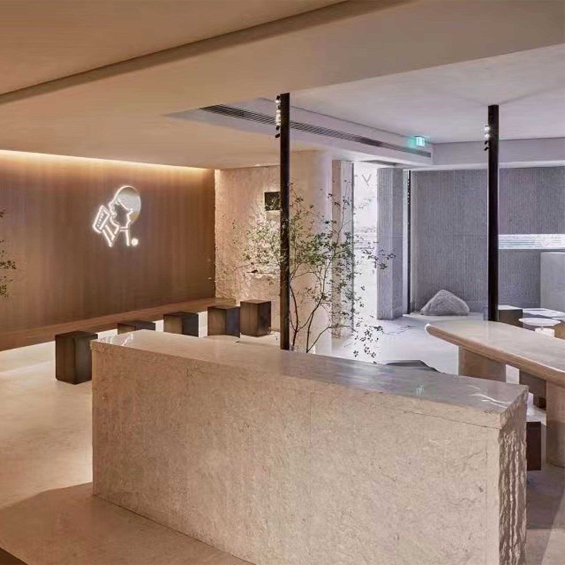 Sample of Flexible Stone Cladding Starmoon Stone  Star-beige052-Sample -  Wall panels samples - ebarza Furniture UAE | Shop Modern Furniture in Abu Dhabi & Dubai - مفروشات ايبازرا في الامارات | تسوق اثاث عصري وديكورات مميزة في دبي وابوظبي