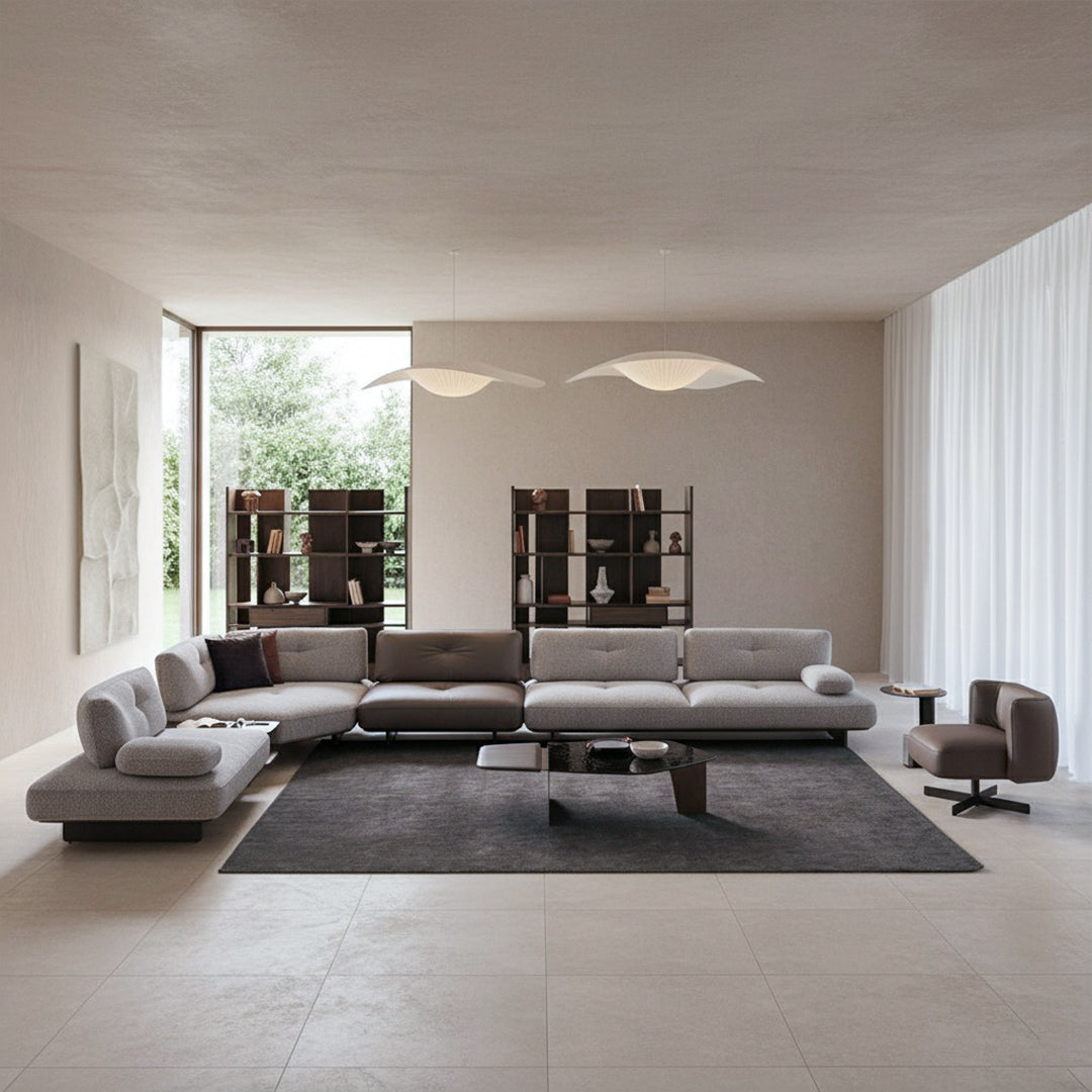 Foresta Corner Sofa HM-FORESTA02 -  Sofas - ebarza Furniture UAE | Shop Modern Furniture in Abu Dhabi & Dubai - مفروشات ايبازرا في الامارات | تسوق اثاث عصري وديكورات مميزة في دبي وابوظبي