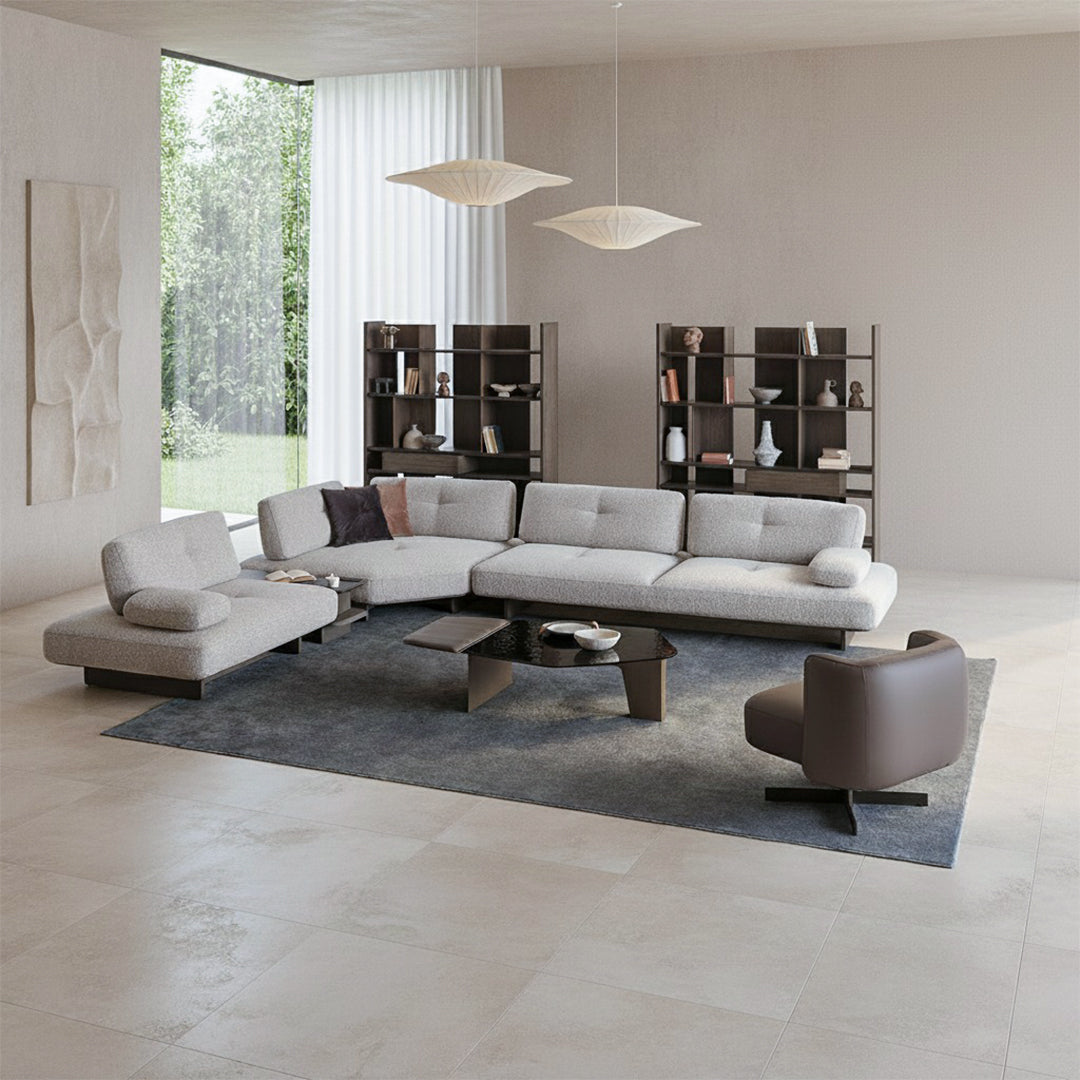 Foresta Corner Sofa HM-FORESTA02 - Sofas - ebarza Furniture UAE | Shop Modern Furniture in Abu Dhabi & Dubai - مفروشات ايبازرا في الامارات | تسوق اثاث عصري وديكورات مميزة في دبي وابوظبي