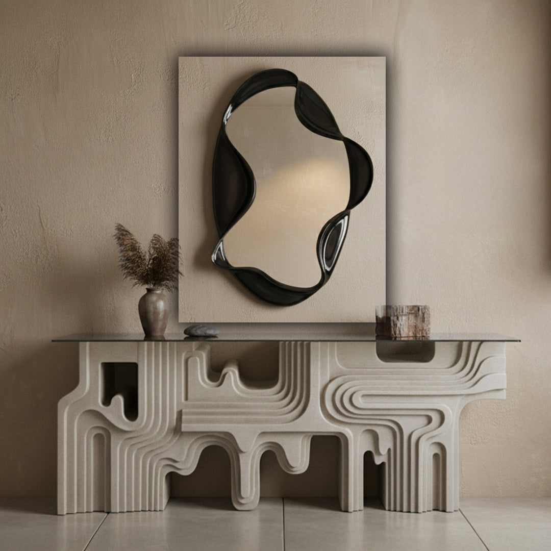 Framed Wall Mirror PM-4005-04 - Plated GB - Mirrors - ebarza Furniture UAE | Shop Modern Furniture in Abu Dhabi & Dubai - مفروشات ايبازرا في الامارات | تسوق اثاث عصري وديكورات مميزة في دبي وابوظبي