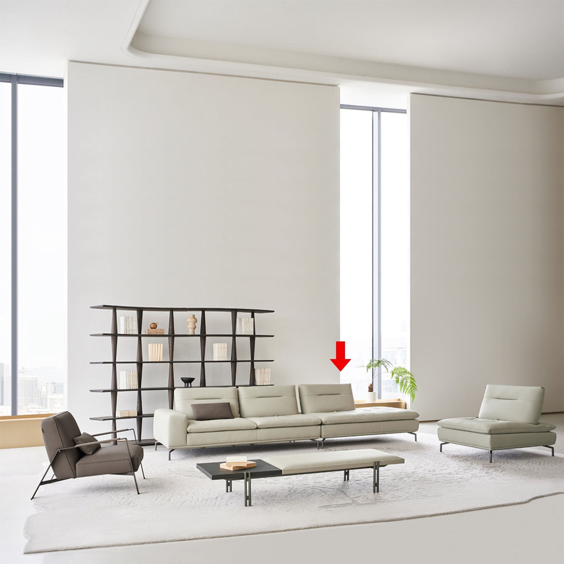 Pre-order 25 Days Delivery Nexus Modular Sofa With Right Relaxed 2-Seater Without Arm - AMF-S180 - Sofas - ebarza Furniture UAE | Shop Modern Furniture in Abu Dhabi & Dubai - مفروشات ايبازرا في الامارات | تسوق اثاث عصري وديكورات مميزة في دبي وابوظبي