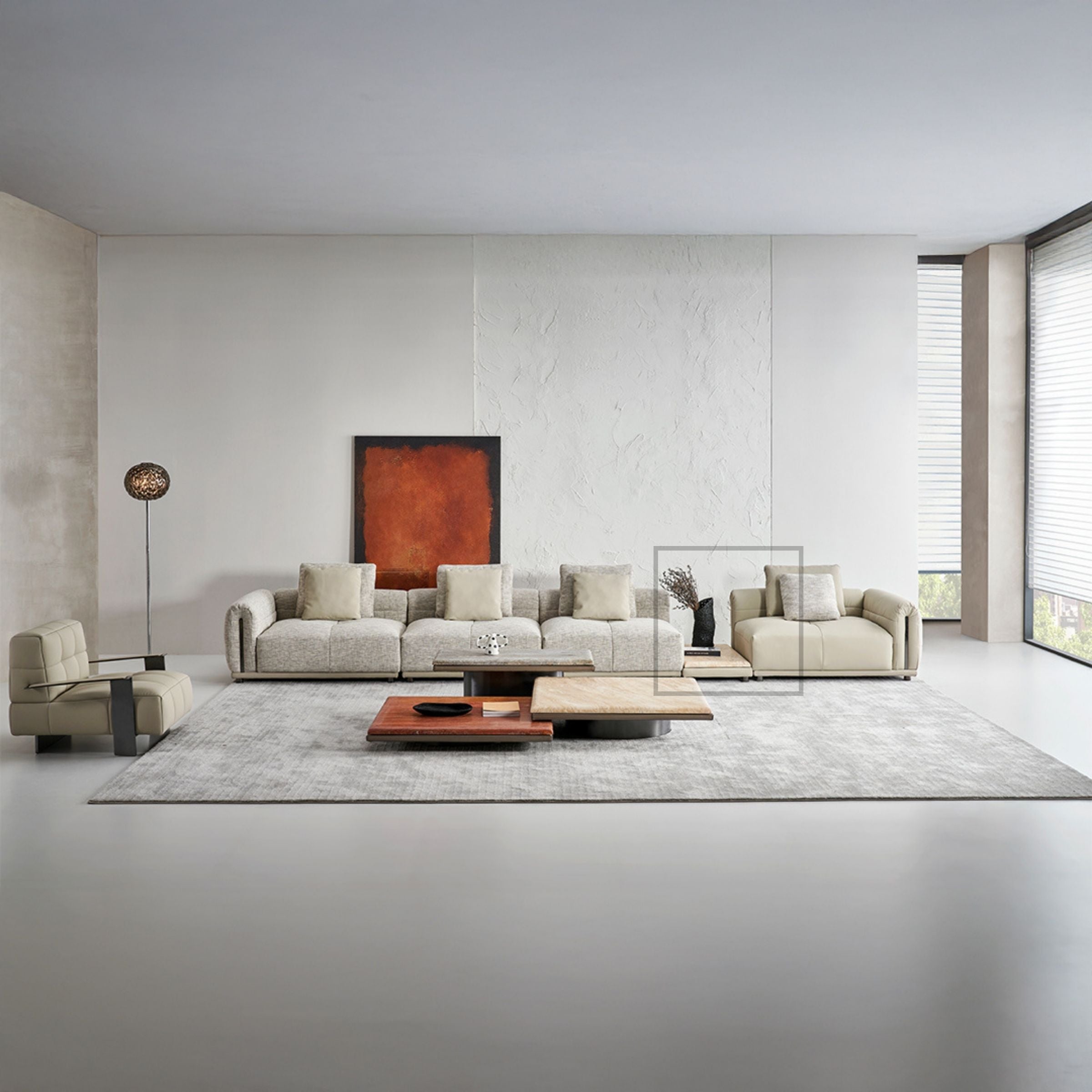 Quadro Sofa Side Table D-SF093 - Side Tables - ebarza Furniture UAE | Shop Modern Furniture in Abu Dhabi & Dubai - مفروشات ايبازرا في الامارات | تسوق اثاث عصري وديكورات مميزة في دبي وابوظبي