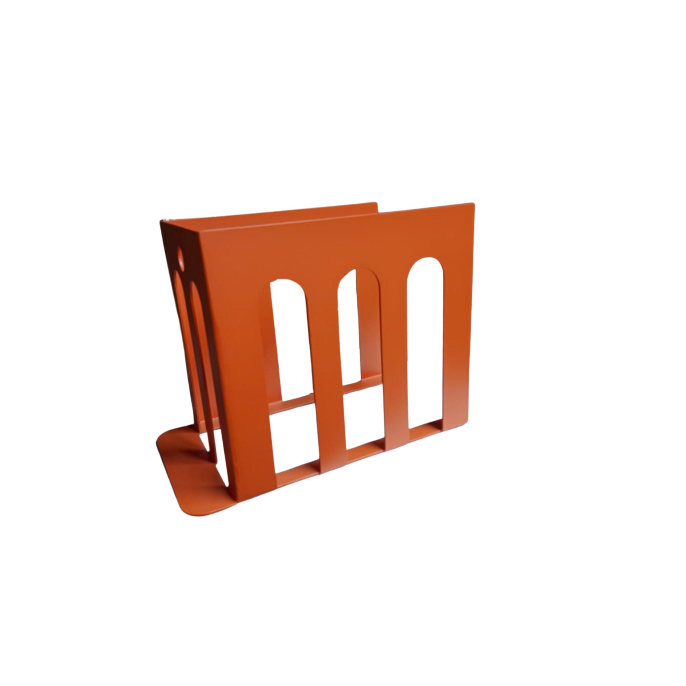 Arch Book Stand Ornament Orange FC-W22004D -  Bookends - ebarza Furniture UAE | Shop Modern Furniture in Abu Dhabi & Dubai - مفروشات ايبازرا في الامارات | تسوق اثاث عصري وديكورات مميزة في دبي وابوظبي