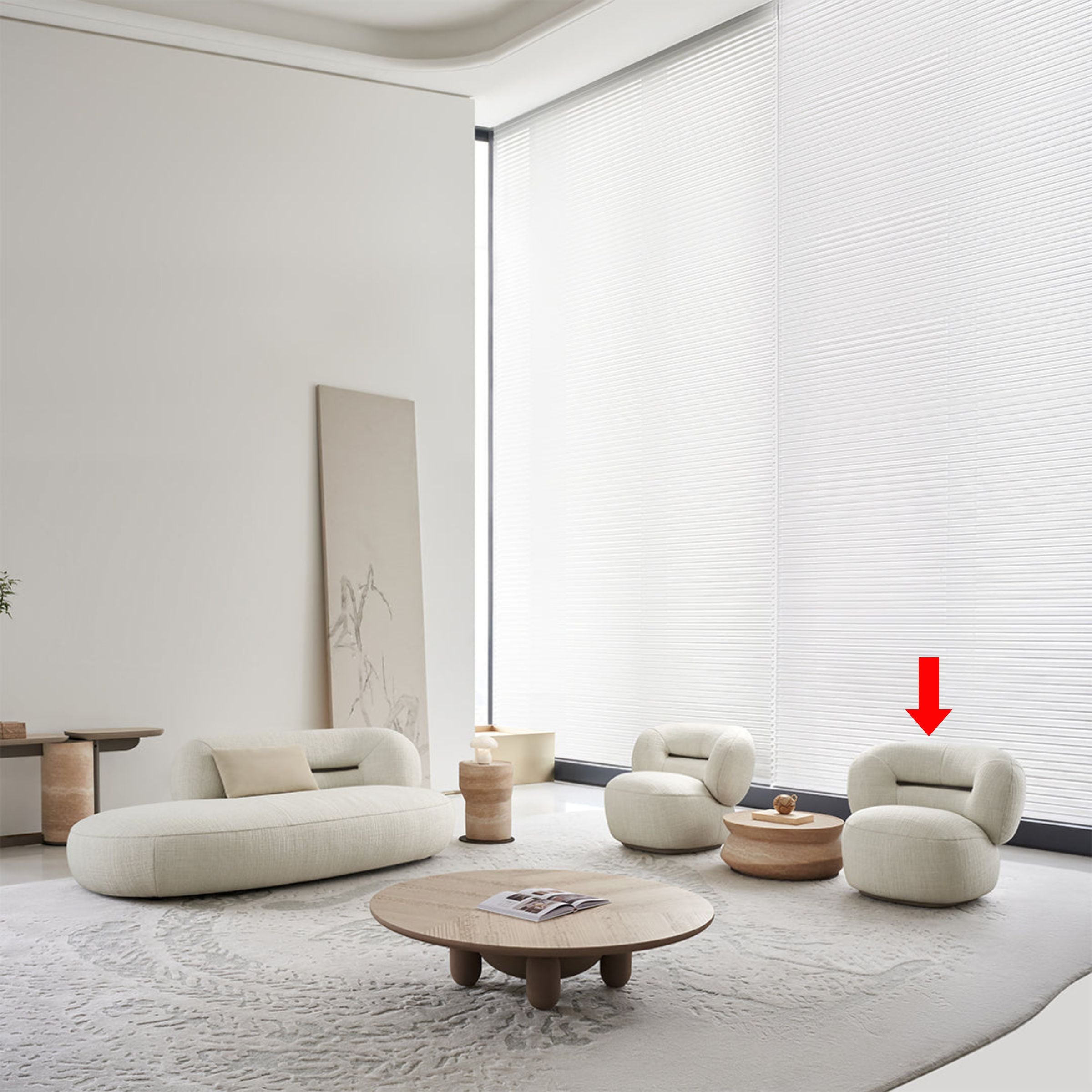 Pre-order 25 Days Delivery Ferrara Armchair AMCJ-DY6057 - Armchairs - ebarza Furniture UAE | Shop Modern Furniture in Abu Dhabi & Dubai - مفروشات ايبازرا في الامارات | تسوق اثاث عصري وديكورات مميزة في دبي وابوظبي
