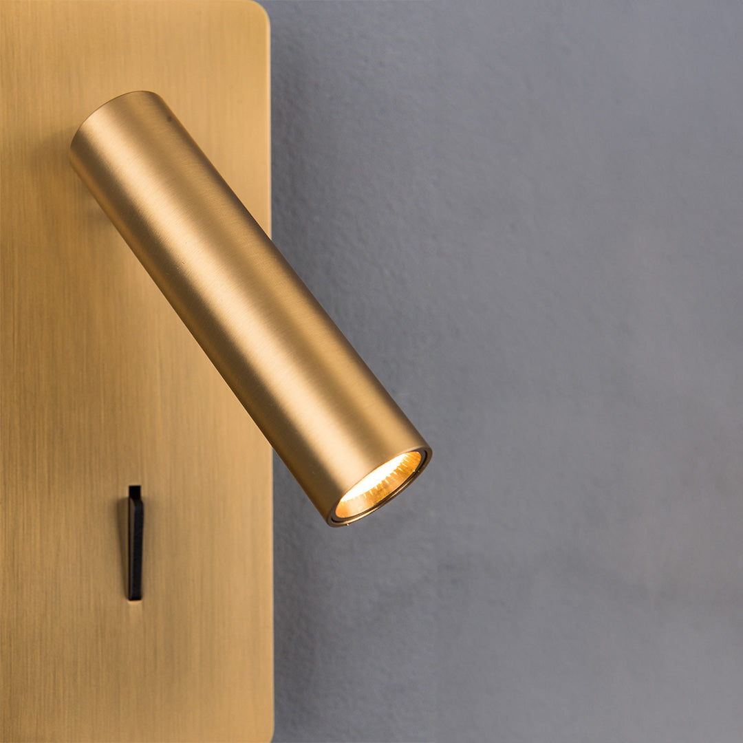 Pre-order for 75 days delivery - Gemini Hotel Style Headboard/ Wall Reading Lamp Gemini-WL (UB)-23-BR - Wall Lamps - ebarza Furniture UAE | Shop Modern Furniture in Abu Dhabi & Dubai - مفروشات ايبازرا في الامارات | تسوق اثاث عصري وديكورات مميزة في دبي وابوظبي