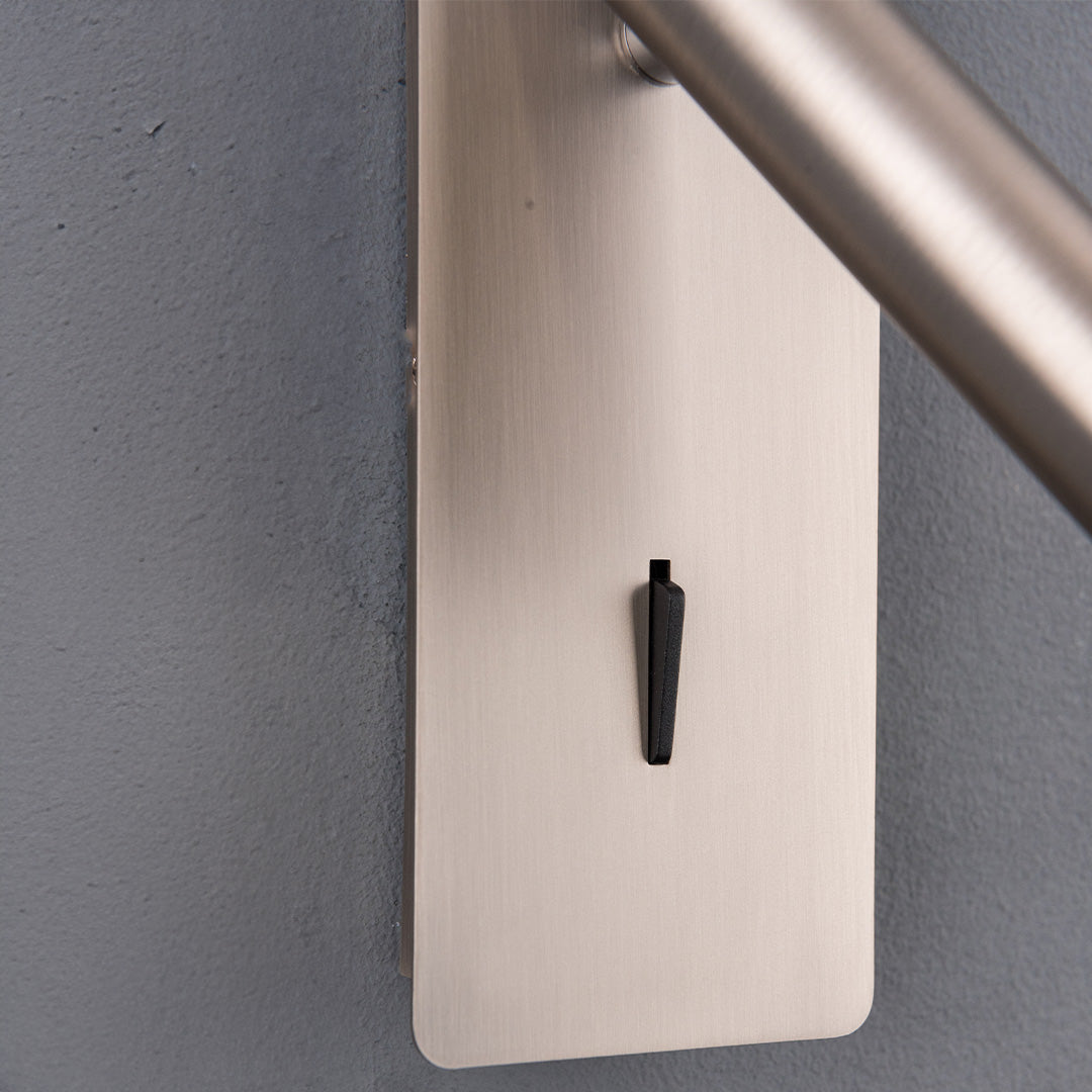 Pre-order 85 Days Delivery Gemini Hotel Style Headboard/ Wall Reading Lamp Gemini-WL (UB)-26GB - Wall Lamps - ebarza Furniture UAE | Shop Modern Furniture in Abu Dhabi & Dubai - مفروشات ايبازرا في الامارات | تسوق اثاث عصري وديكورات مميزة في دبي وابوظبي