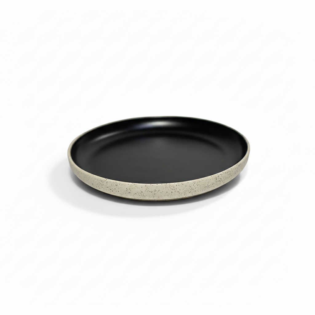 Artisan Ceramic Plate E800-P-06089 6 - Plates - ebarza Furniture UAE | Shop Modern Furniture in Abu Dhabi & Dubai - مفروشات ايبازرا في الامارات | تسوق اثاث عصري وديكورات مميزة في دبي وابوظبي