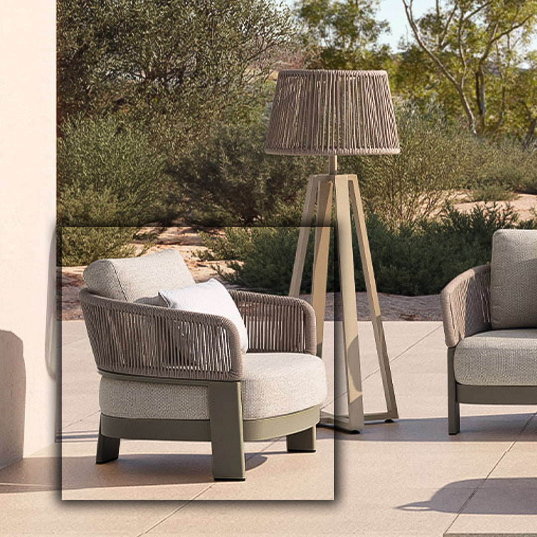 Pre-order 65 Days Delivery Cayenne Outdoor Armchair - AC5882N10ROP - Chairs - ebarza Furniture UAE | Shop Modern Furniture in Abu Dhabi & Dubai - مفروشات ايبازرا في الامارات | تسوق اثاث عصري وديكورات مميزة في دبي وابوظبي