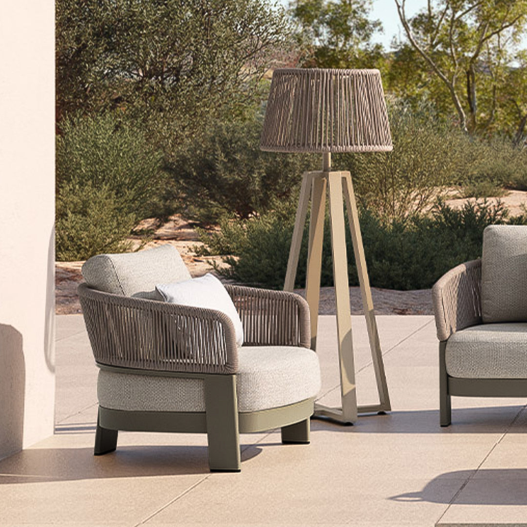 Pre-order 65 Days Delivery Cayenne Outdoor Armchair - AC5882N10ROP - Chairs - ebarza Furniture UAE | Shop Modern Furniture in Abu Dhabi & Dubai - مفروشات ايبازرا في الامارات | تسوق اثاث عصري وديكورات مميزة في دبي وابوظبي