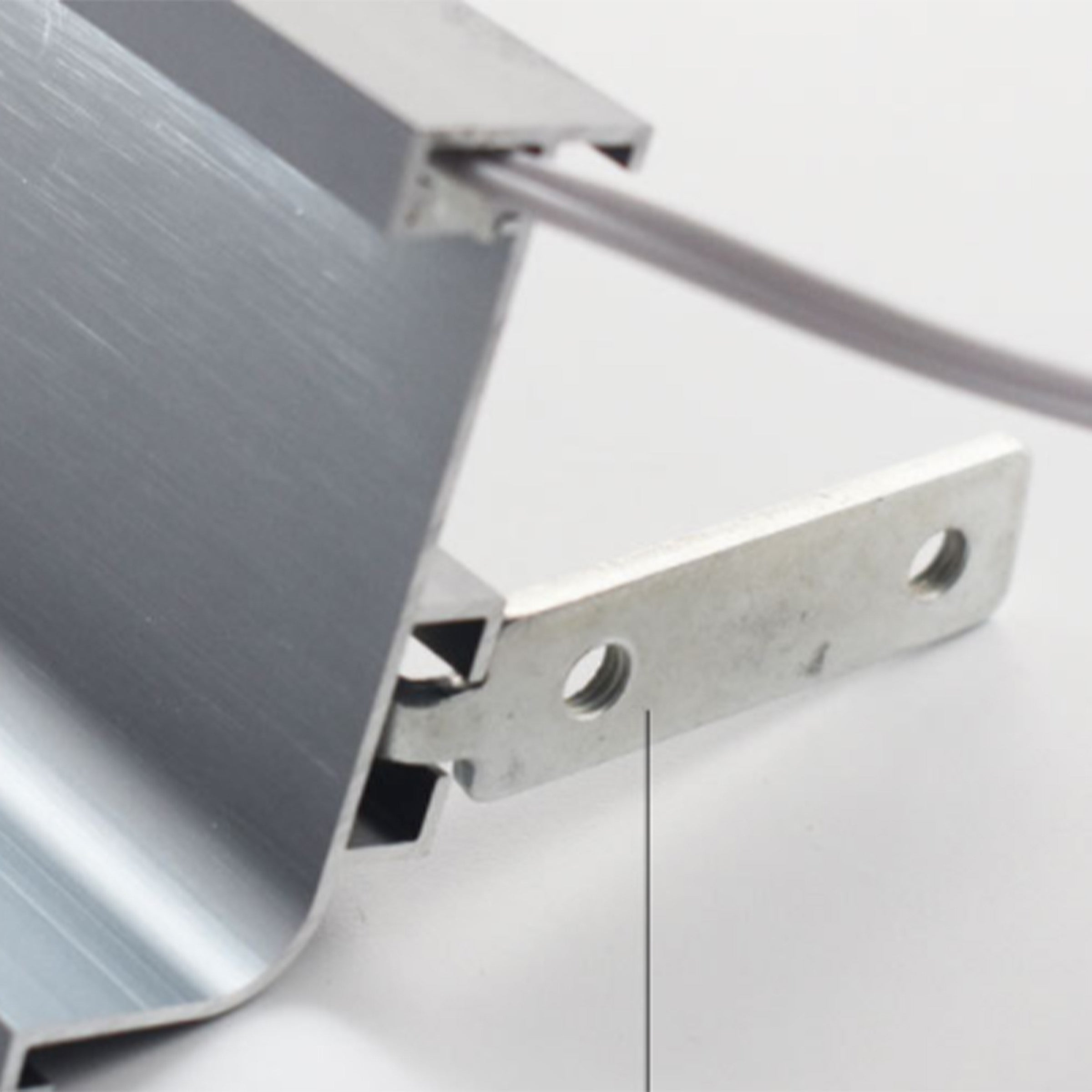 330cm Length (6cm) L shape Alu Handle (Without LED light) Profile Black-CH4-AL052 - PR0063 - wall-panels-profiles - ebarza Furniture UAE | Shop Modern Furniture in Abu Dhabi & Dubai - مفروشات ايبازرا في الامارات | تسوق اثاث عصري وديكورات مميزة في دبي وابوظبي