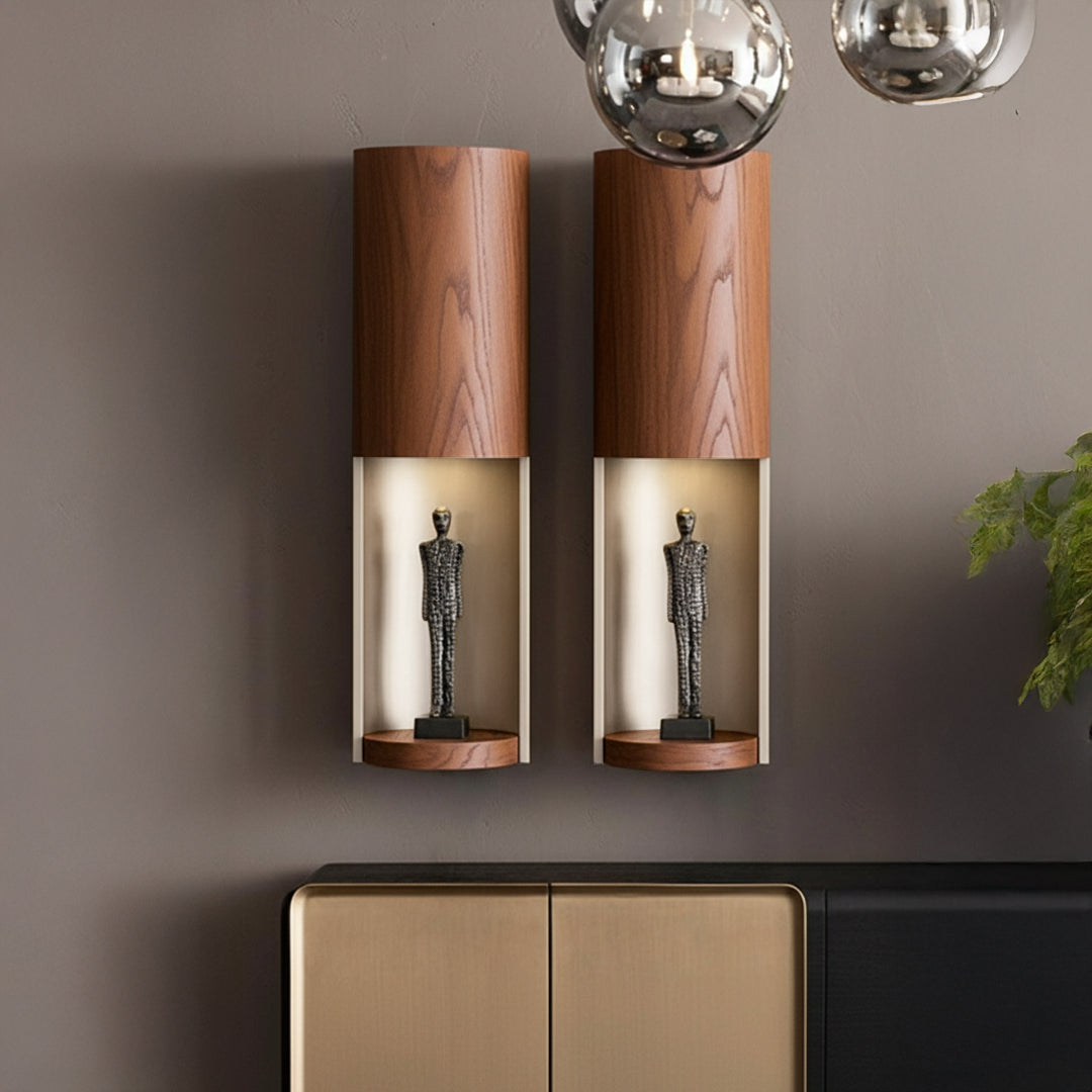 Grande Set of 2 Wall shelves Walnut ORXGRND-TVU255W - TV Units - ebarza Furniture UAE | Shop Modern Furniture in Abu Dhabi & Dubai - مفروشات ايبازرا في الامارات | تسوق اثاث عصري وديكورات مميزة في دبي وابوظبي