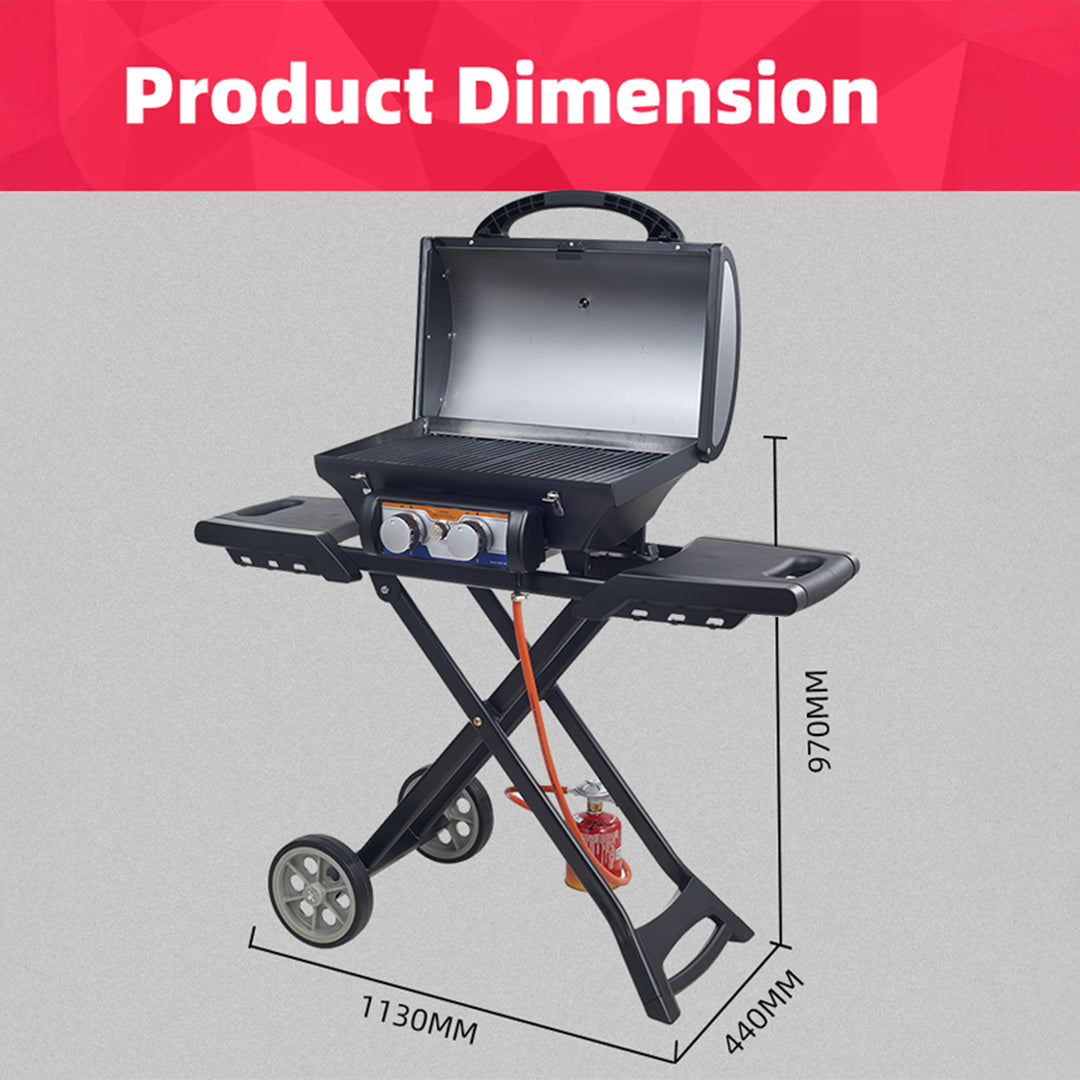 Grillix BBQ Smoker - BBQ-380 - Kitchen Appliances - ebarza Furniture UAE | Shop Modern Furniture in Abu Dhabi & Dubai - مفروشات ايبازرا في الامارات | تسوق اثاث عصري وديكورات مميزة في دبي وابوظبي