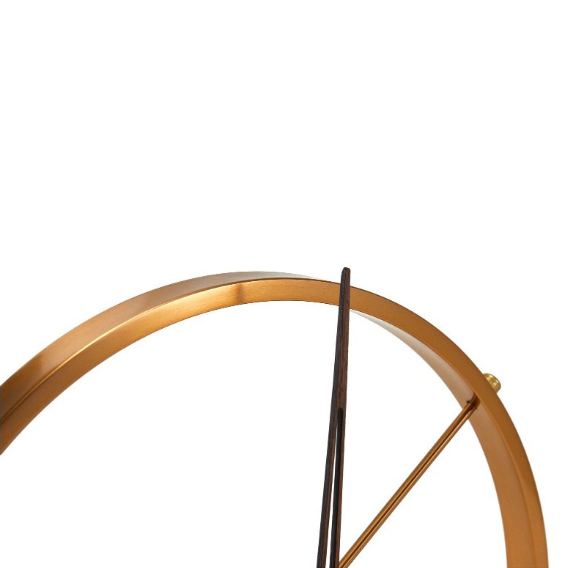 ANTIQUE BRASS IRON & MARBLE TABLETOP CLOCK H1773 - Clocks - ebarza Furniture UAE | Shop Modern Furniture in Abu Dhabi & Dubai - مفروشات ايبازرا في الامارات | تسوق اثاث عصري وديكورات مميزة في دبي وابوظبي