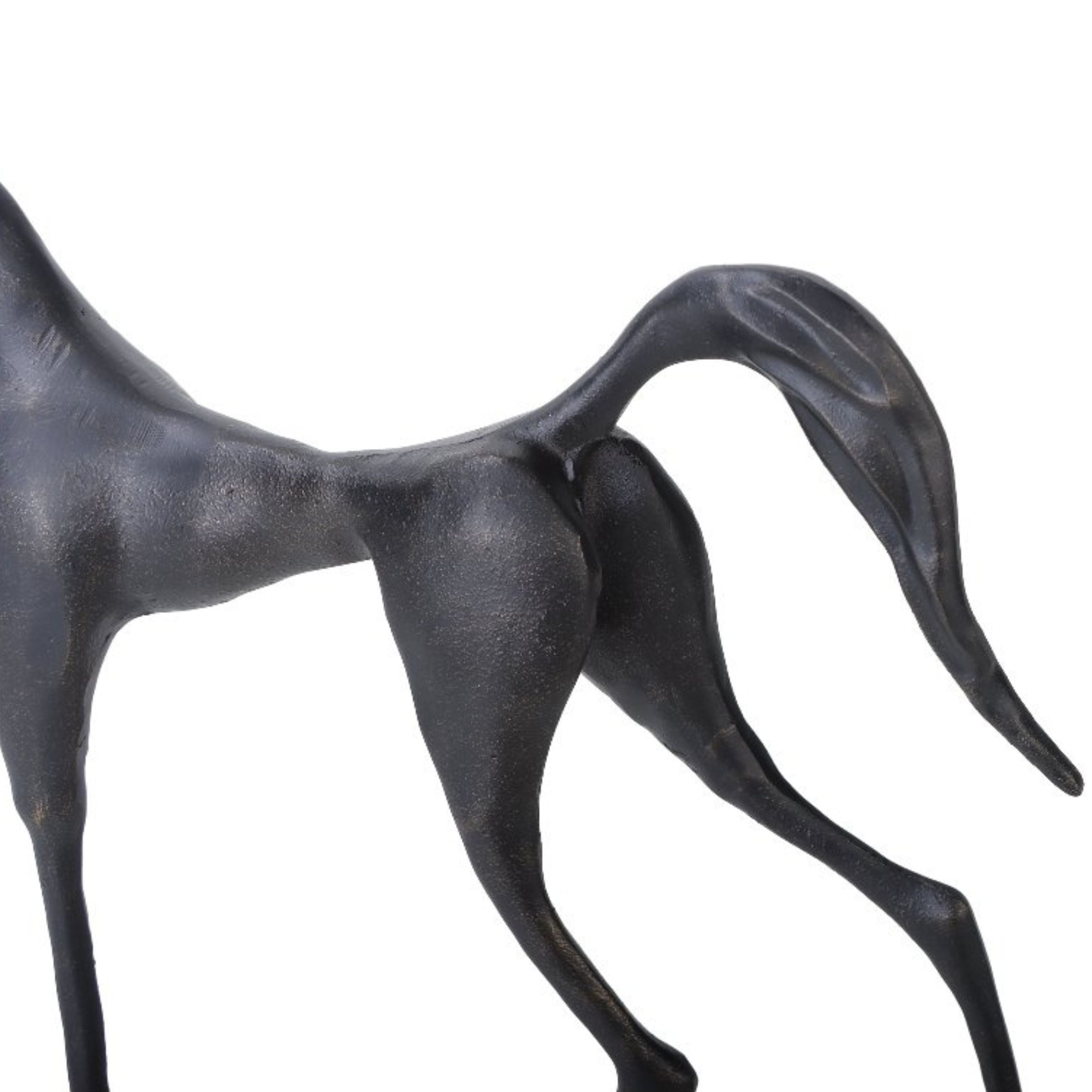 HORSE SCULPTURE H1784 - Home Decor Figurines - ebarza Furniture UAE | Shop Modern Furniture in Abu Dhabi & Dubai - مفروشات ايبازرا في الامارات | تسوق اثاث عصري وديكورات مميزة في دبي وابوظبي
