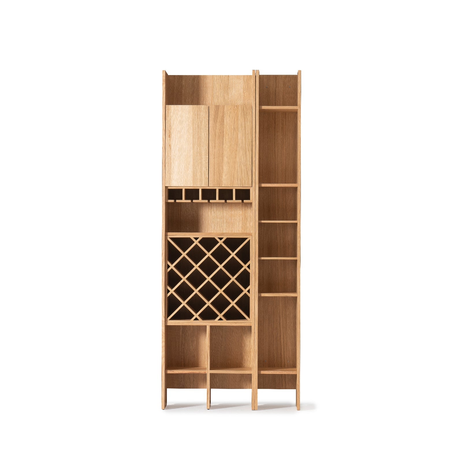 Display Item Hera Wall Unit Bookshelves Double Module Hera-Wall61YAS - DISPLAY ITEM - ebarza Furniture UAE | Shop Modern Furniture in Abu Dhabi & Dubai - مفروشات ايبازرا في الامارات | تسوق اثاث عصري وديكورات مميزة في دبي وابوظبي