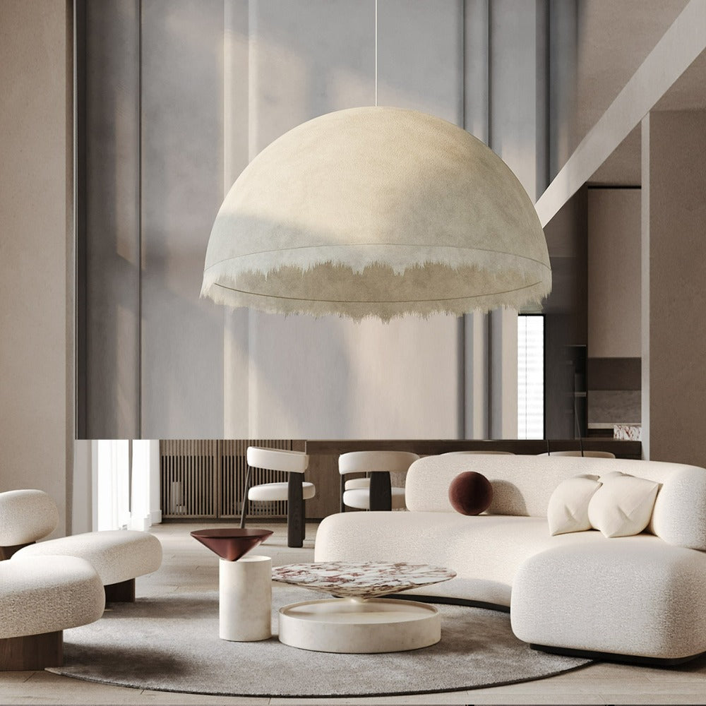 Wabi Sabi Beige Pendant Light HTD-IP1433-171-1000 - Pendant Lamps - ebarza Furniture UAE | Shop Modern Furniture in Abu Dhabi & Dubai - مفروشات ايبازرا في الامارات | تسوق اثاث عصري وديكورات مميزة في دبي وابوظبي