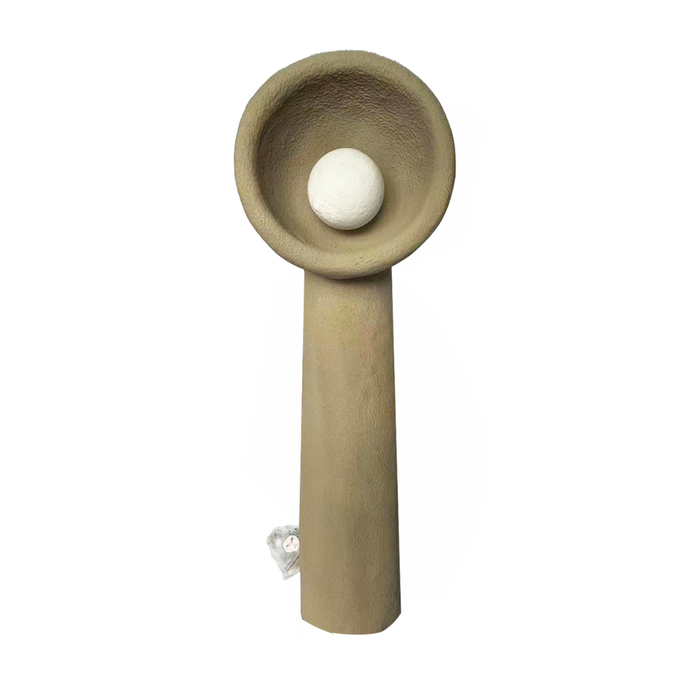 Wabi Sabi Brown Floor Lamp HTD-IW1433-27 / D40*H120 - Floor Lamps - ebarza Furniture UAE | Shop Modern Furniture in Abu Dhabi & Dubai - مفروشات ايبازرا في الامارات | تسوق اثاث عصري وديكورات مميزة في دبي وابوظبي
