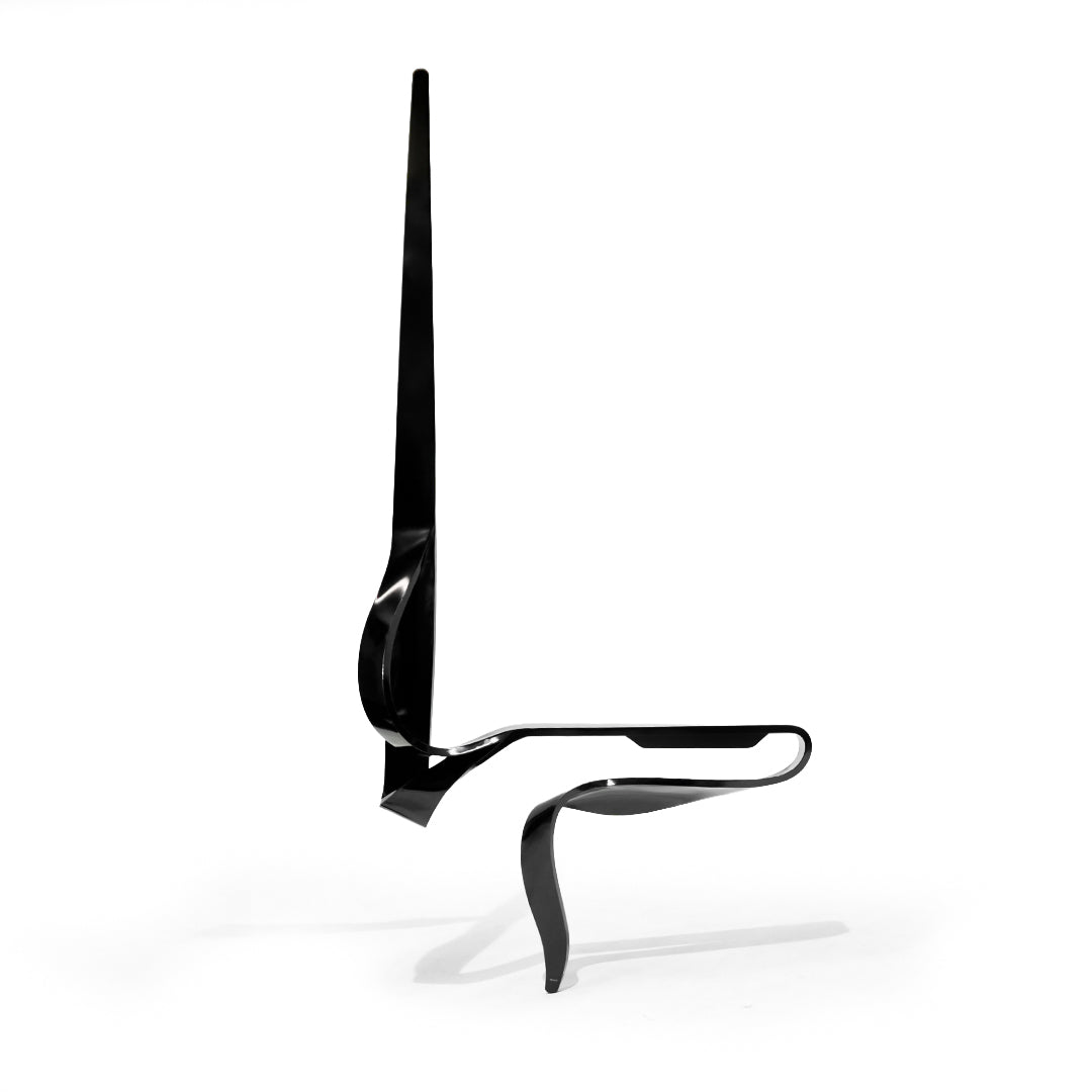 Hand Crafted Black Stainless Steel Shelf BJ20250018A - Artwork - ebarza Furniture UAE | Shop Modern Furniture in Abu Dhabi & Dubai - مفروشات ايبازرا في الامارات | تسوق اثاث عصري وديكورات مميزة في دبي وابوظبي