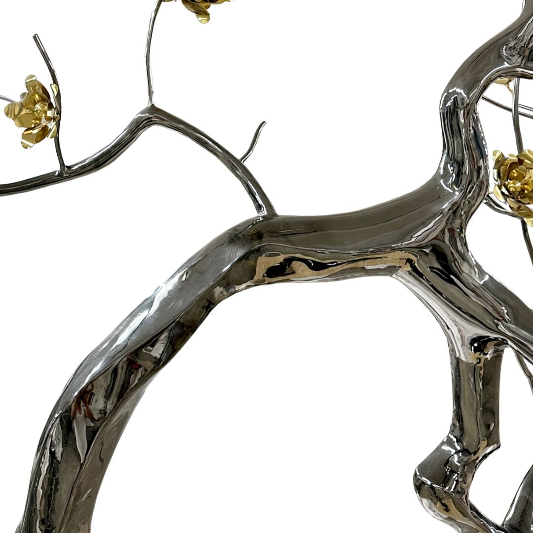 Hand Crafted Black Stainless Steel Artwork 20240056 - Artwork - ebarza Furniture UAE | Shop Modern Furniture in Abu Dhabi & Dubai - مفروشات ايبازرا في الامارات | تسوق اثاث عصري وديكورات مميزة في دبي وابوظبي