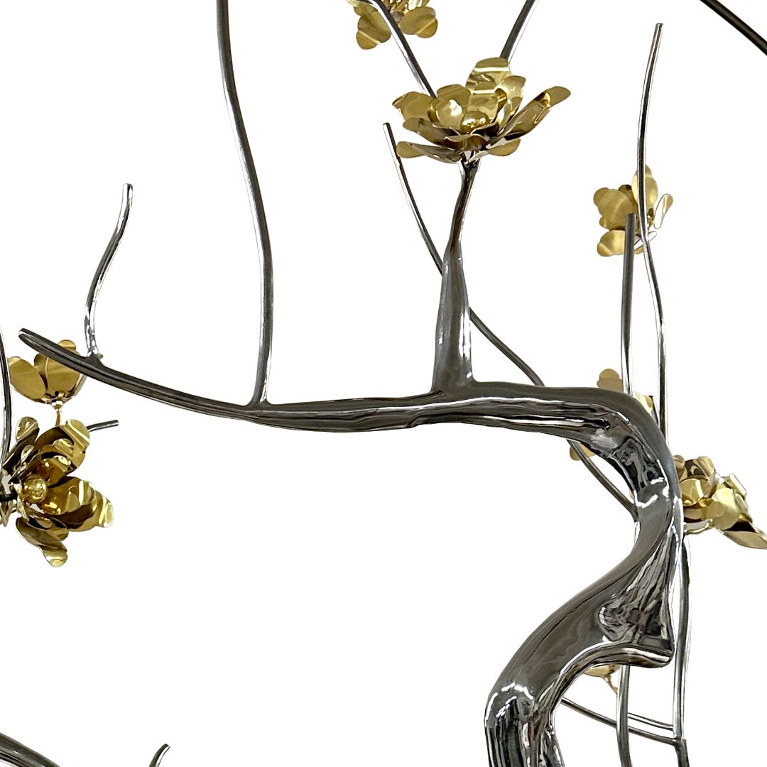 Hand Crafted Black Stainless Steel Artwork 20240056 - Artwork - ebarza Furniture UAE | Shop Modern Furniture in Abu Dhabi & Dubai - مفروشات ايبازرا في الامارات | تسوق اثاث عصري وديكورات مميزة في دبي وابوظبي