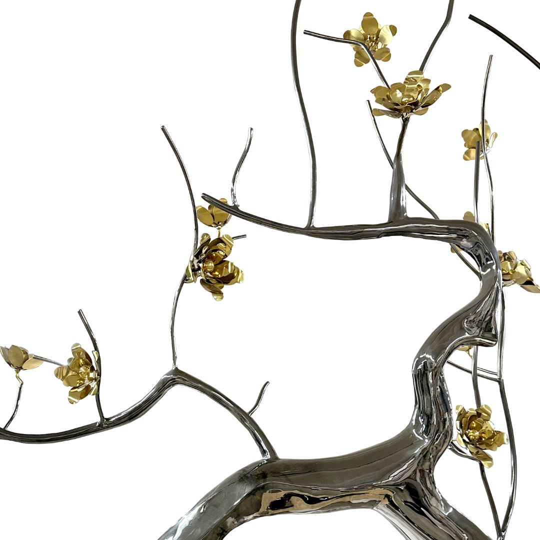 Hand Crafted Black Stainless Steel Artwork 20240056 - Artwork - ebarza Furniture UAE | Shop Modern Furniture in Abu Dhabi & Dubai - مفروشات ايبازرا في الامارات | تسوق اثاث عصري وديكورات مميزة في دبي وابوظبي