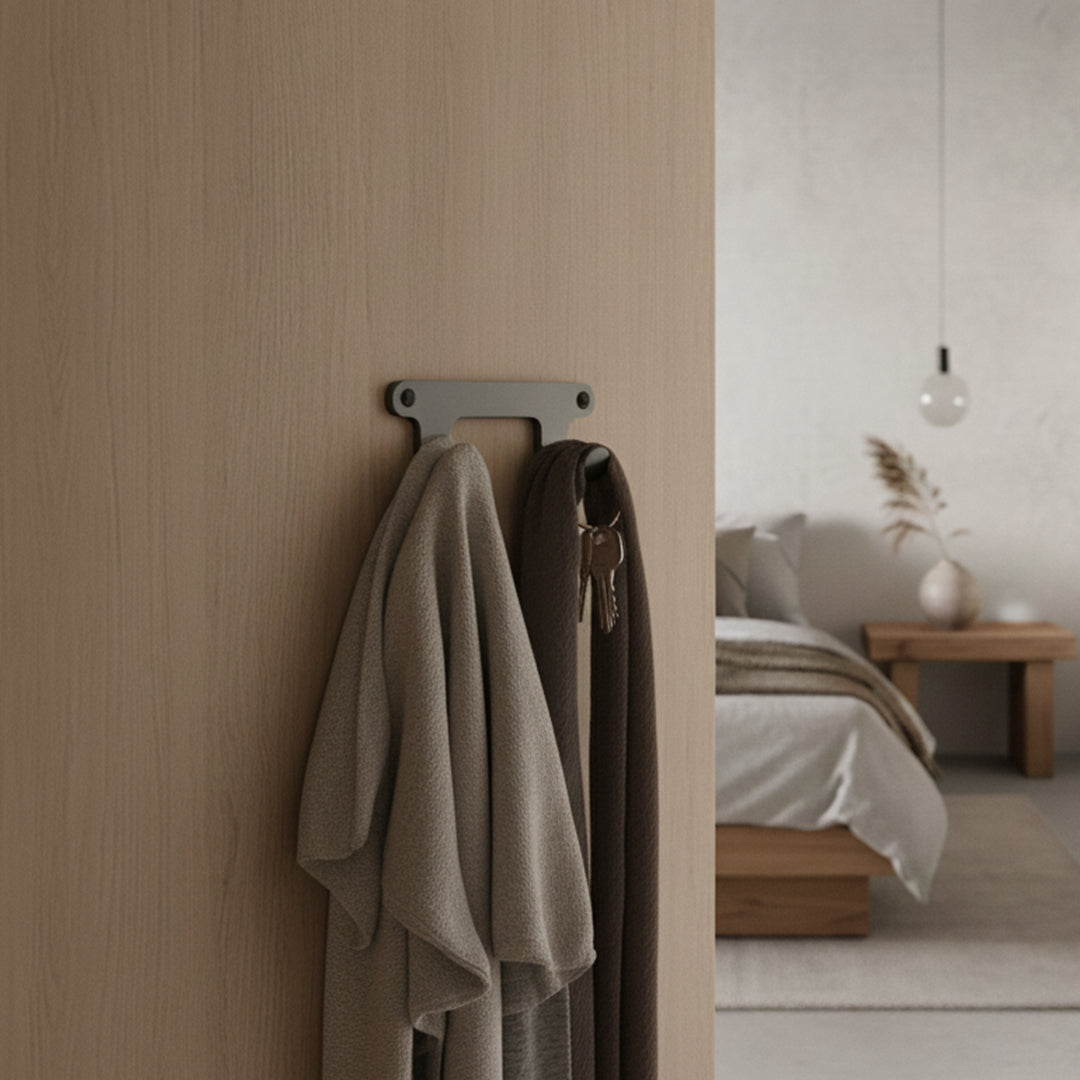 Double Hanger 7607-Double - Hangers - ebarza Furniture UAE | Shop Modern Furniture in Abu Dhabi & Dubai - مفروشات ايبازرا في الامارات | تسوق اثاث عصري وديكورات مميزة في دبي وابوظبي