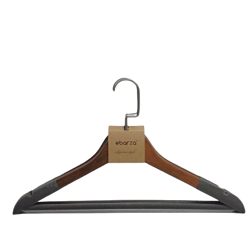 Set of 3 Maple Wood Coat Hanger LSM-01 - Hangers - ebarza Furniture UAE | Shop Modern Furniture in Abu Dhabi & Dubai - مفروشات ايبازرا في الامارات | تسوق اثاث عصري وديكورات مميزة في دبي وابوظبي