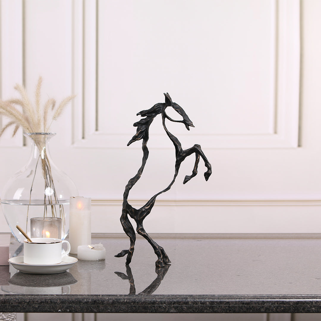 Hollow Horse KA3095 - Home Decor Figurines - ebarza Furniture UAE | Shop Modern Furniture in Abu Dhabi & Dubai - مفروشات ايبازرا في الامارات | تسوق اثاث عصري وديكورات مميزة في دبي وابوظبي
