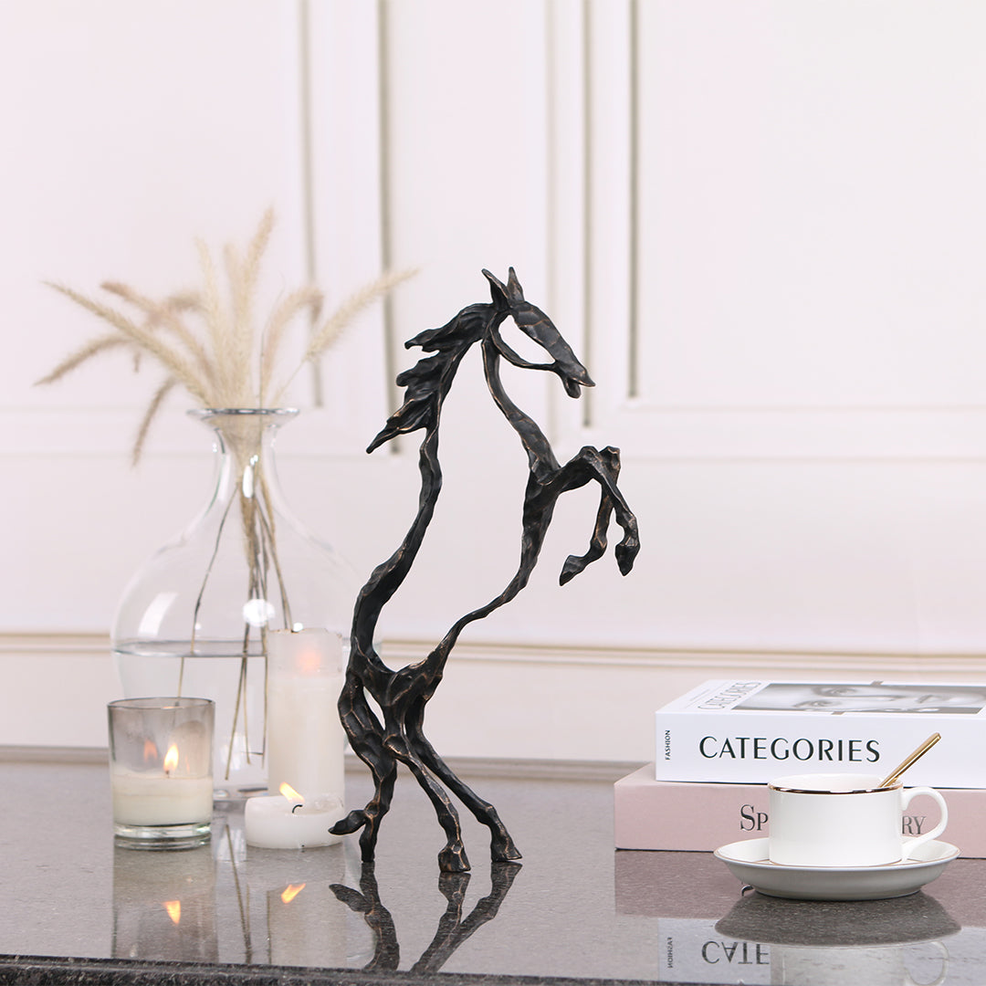 Hollow Horse KA3095 - Home Decor Figurines - ebarza Furniture UAE | Shop Modern Furniture in Abu Dhabi & Dubai - مفروشات ايبازرا في الامارات | تسوق اثاث عصري وديكورات مميزة في دبي وابوظبي