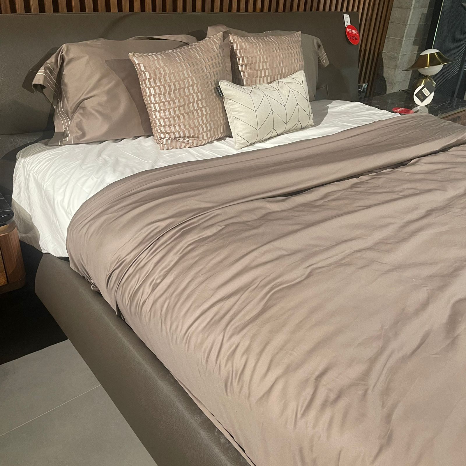 Display Item - Zen Bedstead Zen001-Bed-YAS - DISPLAY ITEM - ebarza Furniture UAE | Shop Modern Furniture in Abu Dhabi & Dubai - مفروشات ايبازرا في الامارات | تسوق اثاث عصري وديكورات مميزة في دبي وابوظبي