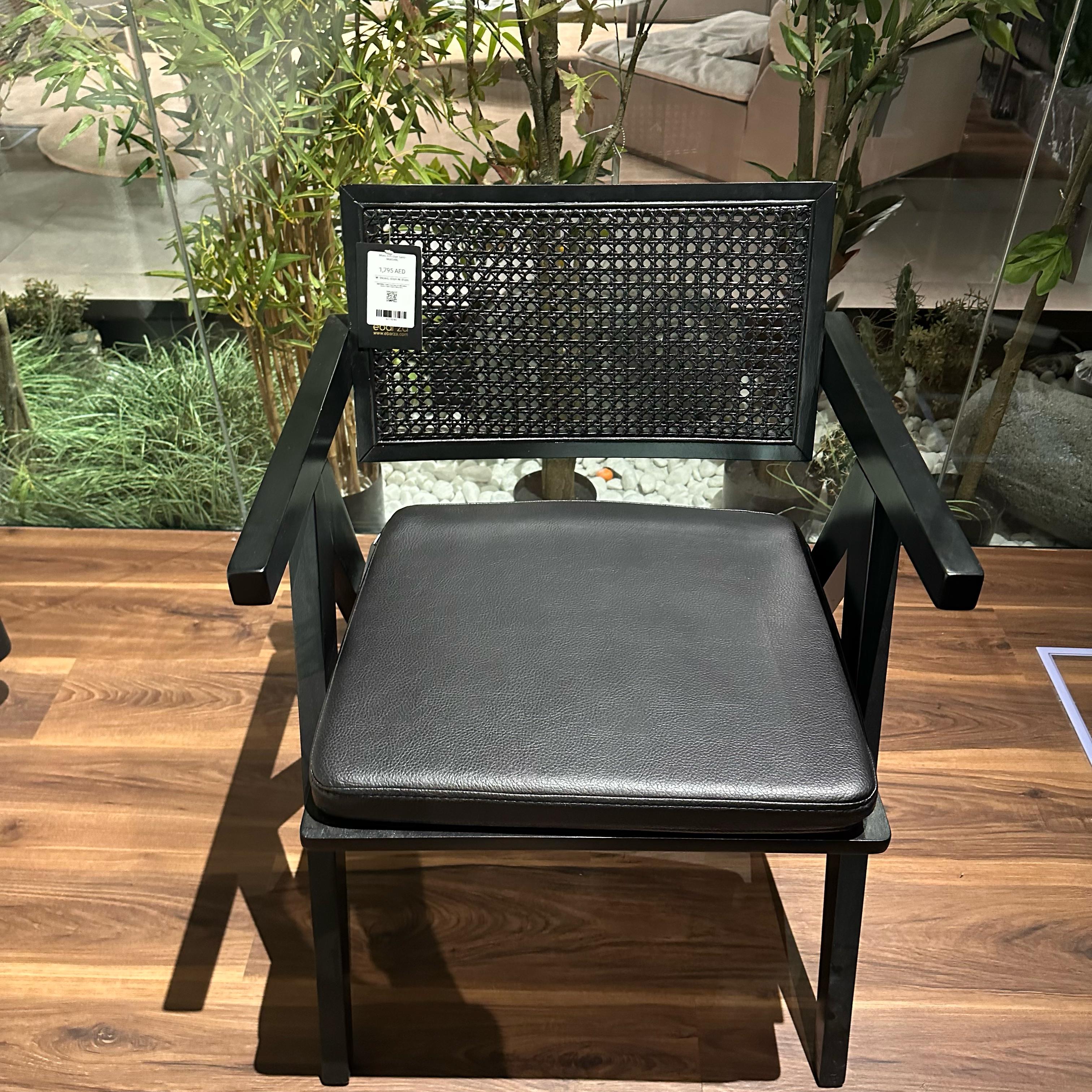 Display Item - Moes Armchair Sanc-Mo034-Black cord -YAS - DISPLAY ITEM - ebarza Furniture UAE | Shop Modern Furniture in Abu Dhabi & Dubai - مفروشات ايبازرا في الامارات | تسوق اثاث عصري وديكورات مميزة في دبي وابوظبي