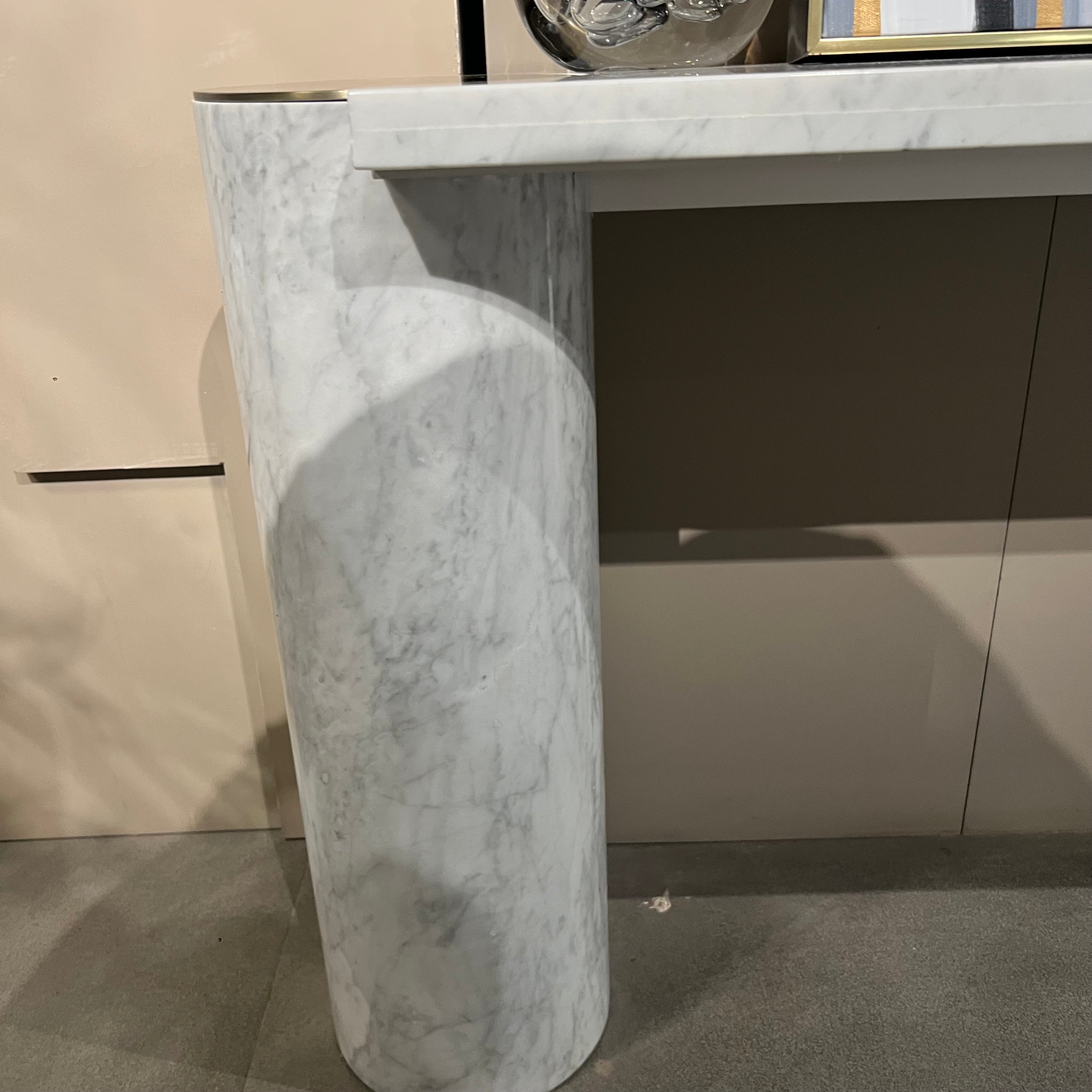 Display Item - Natural Marble Console 165cm Table Dz463Dt-C Nakheel - DISPLAY ITEM - ebarza Furniture UAE | Shop Modern Furniture in Abu Dhabi & Dubai - مفروشات ايبازرا في الامارات | تسوق اثاث عصري وديكورات مميزة في دبي وابوظبي