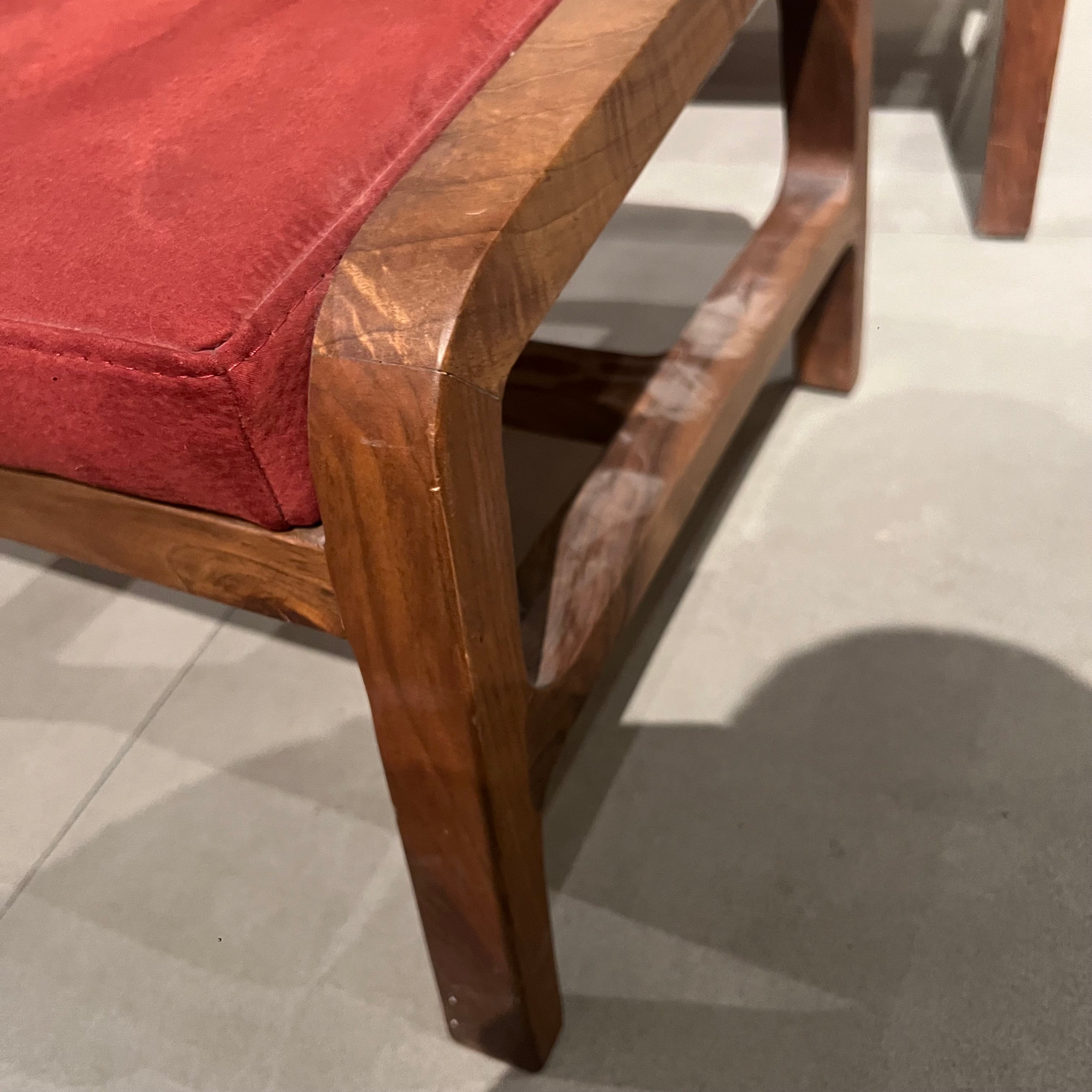 Display Item - Nordic Solid Wood Lounge Chair And Ottoman Nordic-001-R(Rose Berger)Nakheel - DISPLAY ITEM - ebarza Furniture UAE | Shop Modern Furniture in Abu Dhabi & Dubai - مفروشات ايبازرا في الامارات | تسوق اثاث عصري وديكورات مميزة في دبي وابوظبي