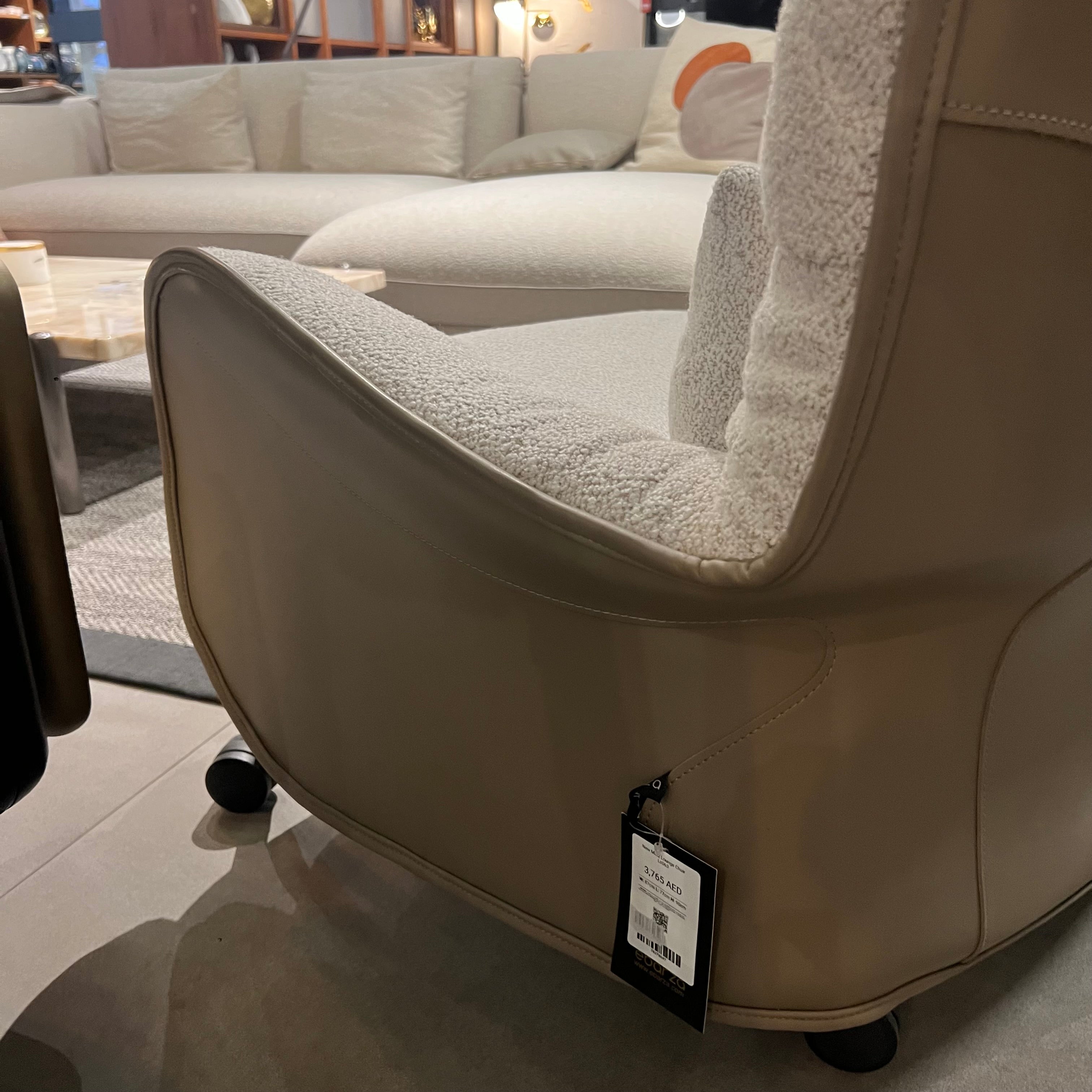 Display Item - New Metz Lounge Chair Lc063 Nakheel - DISPLAY ITEM - ebarza Furniture UAE | Shop Modern Furniture in Abu Dhabi & Dubai - مفروشات ايبازرا في الامارات | تسوق اثاث عصري وديكورات مميزة في دبي وابوظبي